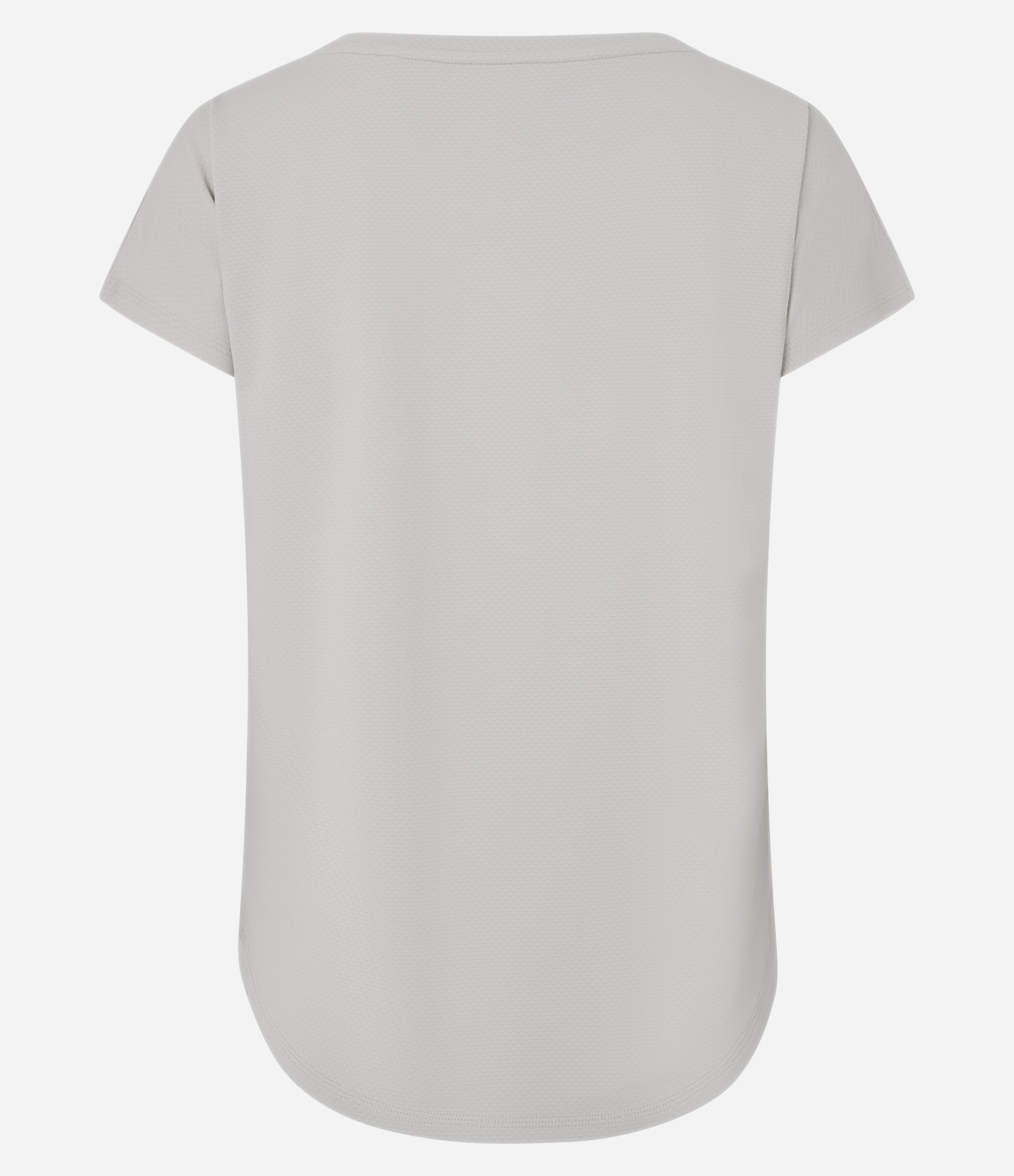 Camiseta Esportiva em Microfibra Texturizada Bege 3