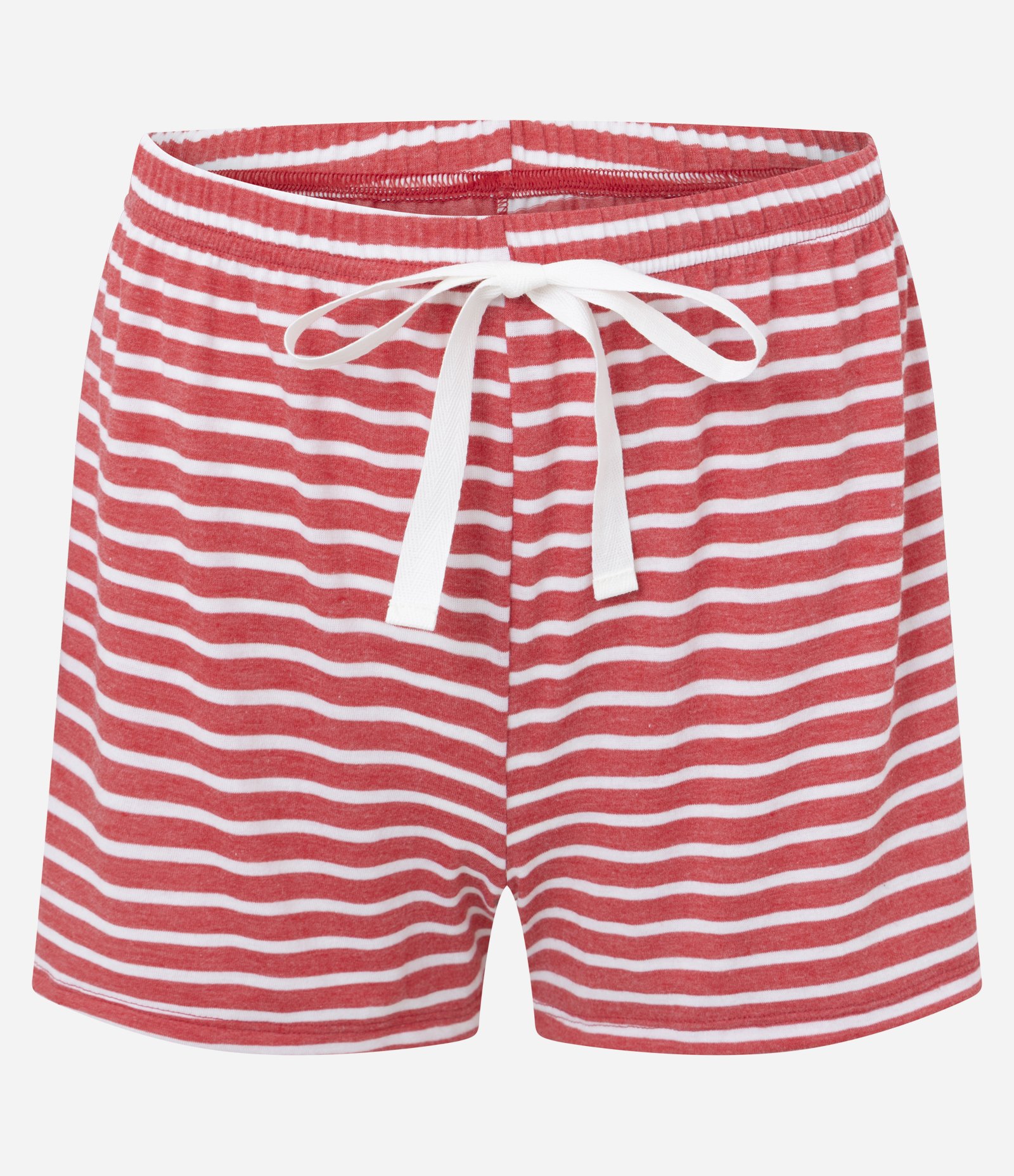 Pijama Curto em Ribana e Short Listrado Hello Kitty Cinza/Vermelho 7