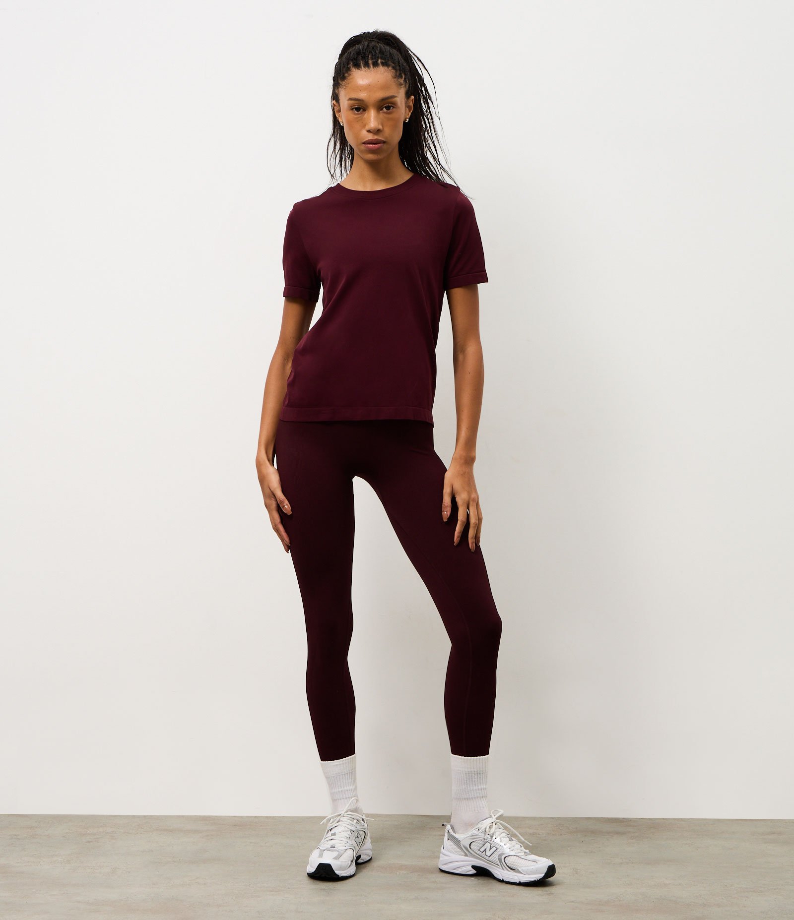Camiseta Seamless em Poliamida Vermelho 2
