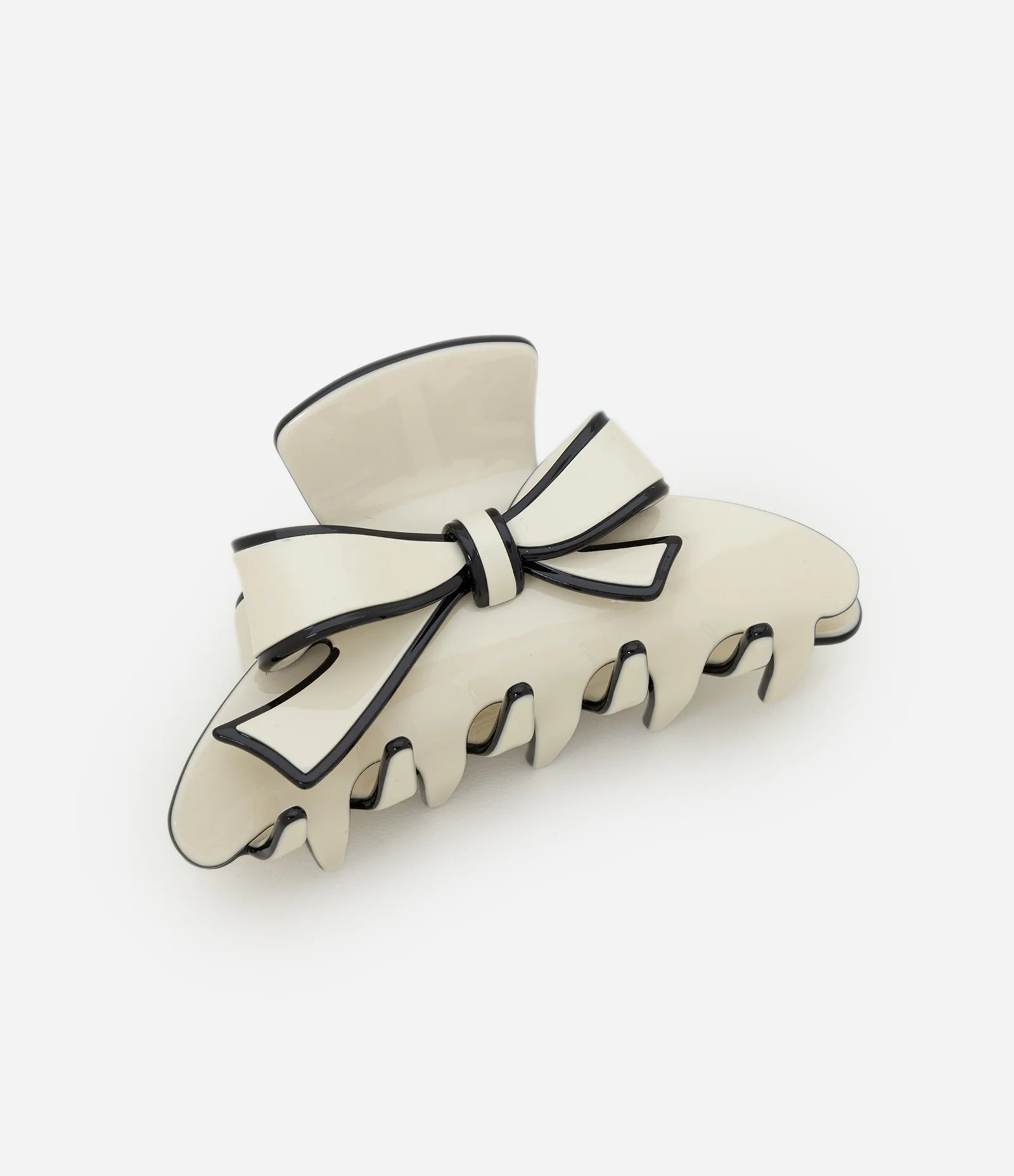 Piranha de Cabelo com Laço Aplicado e Bordas Contrastantes Multicores 1