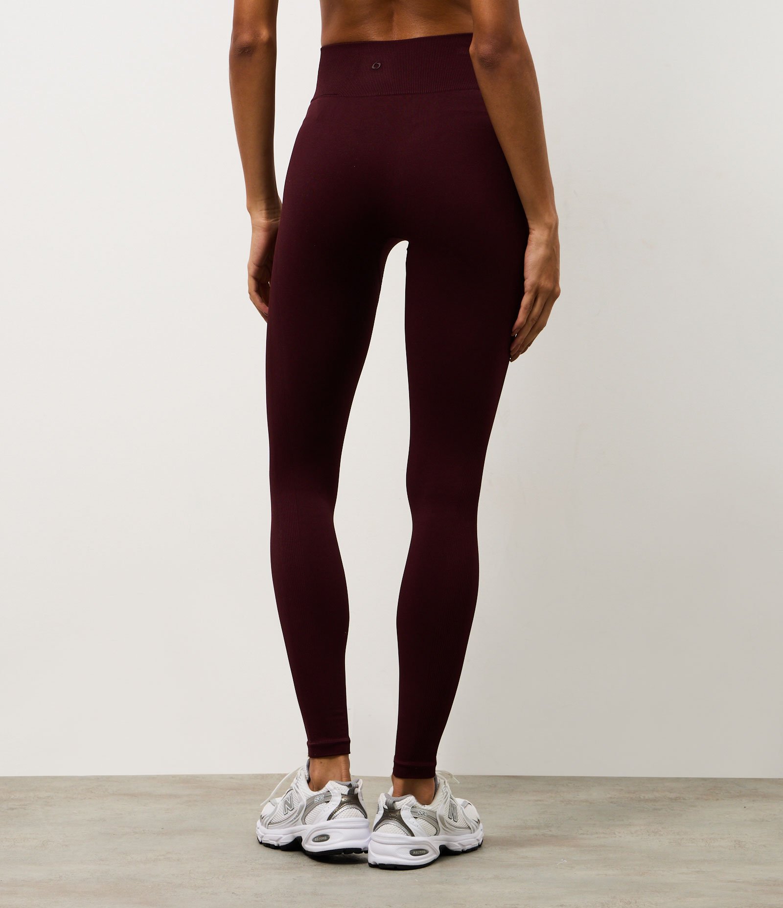 Calça Legging Esportiva em Poliamida Seamless Roxo 4