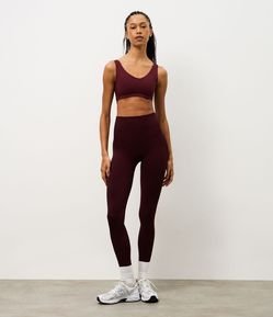 Calça Legging Esportiva em Poliamida Seamless