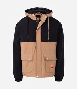 Jaqueta Masculina Parka Outdoor com Bolsos