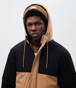 Jaqueta Masculina Parka Outdoor com Bolsos