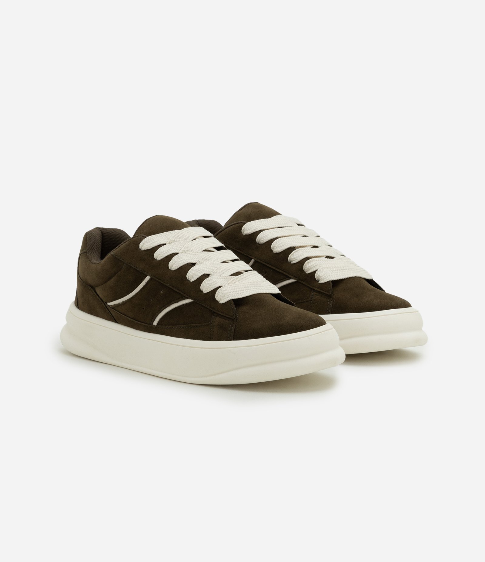 Tênis Skater em Material Sintético com Cadarço Fat Lace Verde 2
