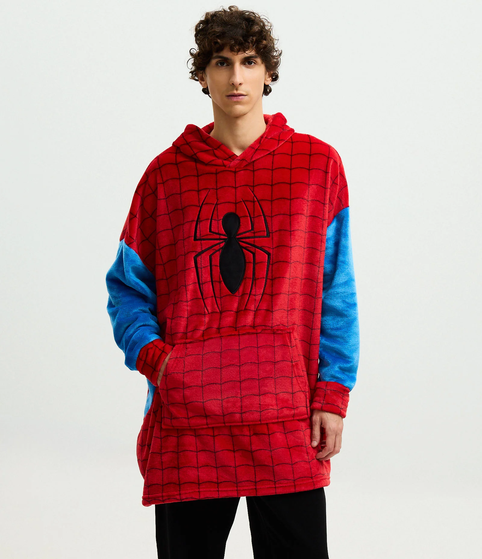 Pijama Longo Homem Aranha com Capuz Homem Aranha 1