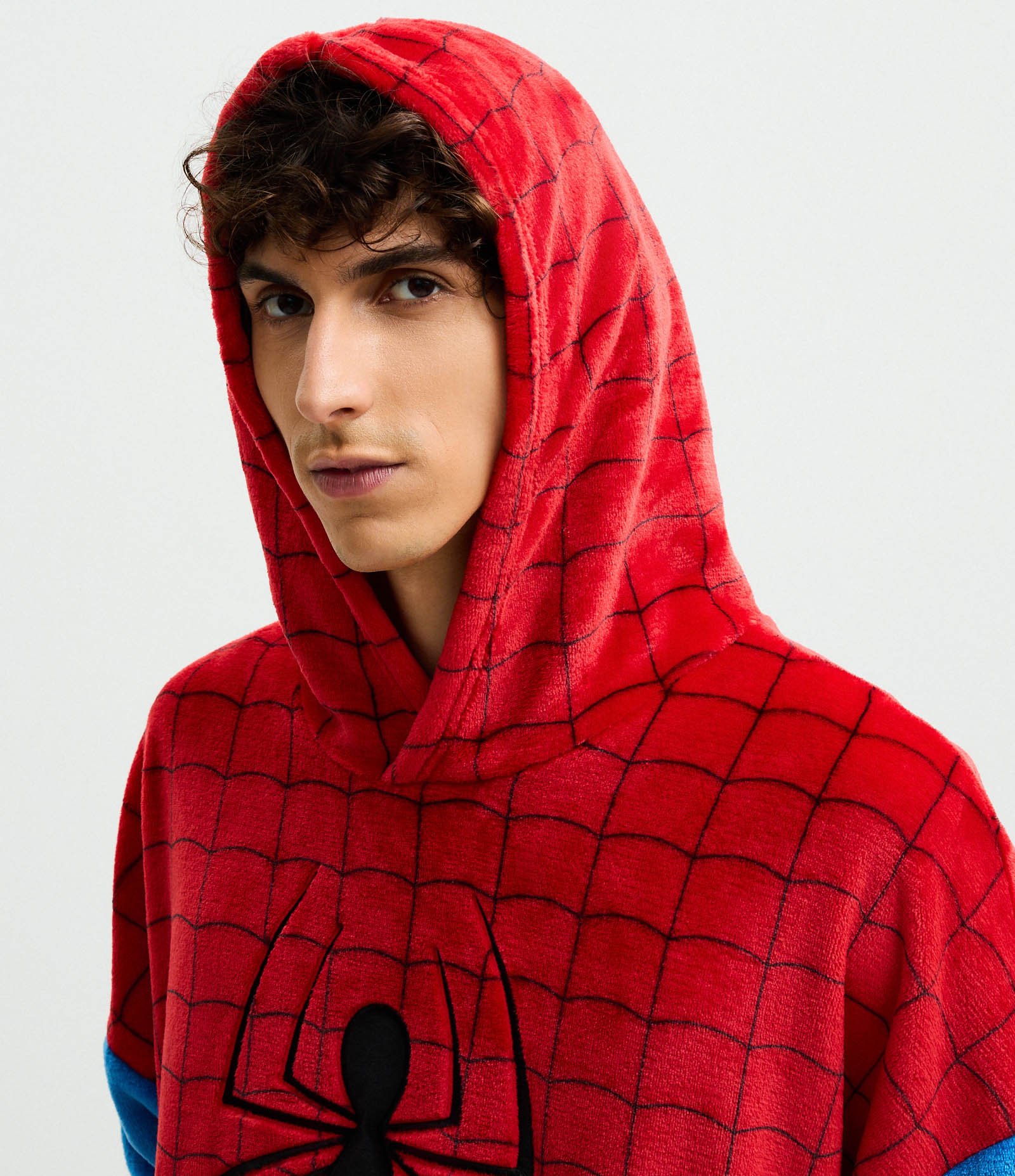 Pijama Longo Homem Aranha com Capuz Homem Aranha 3