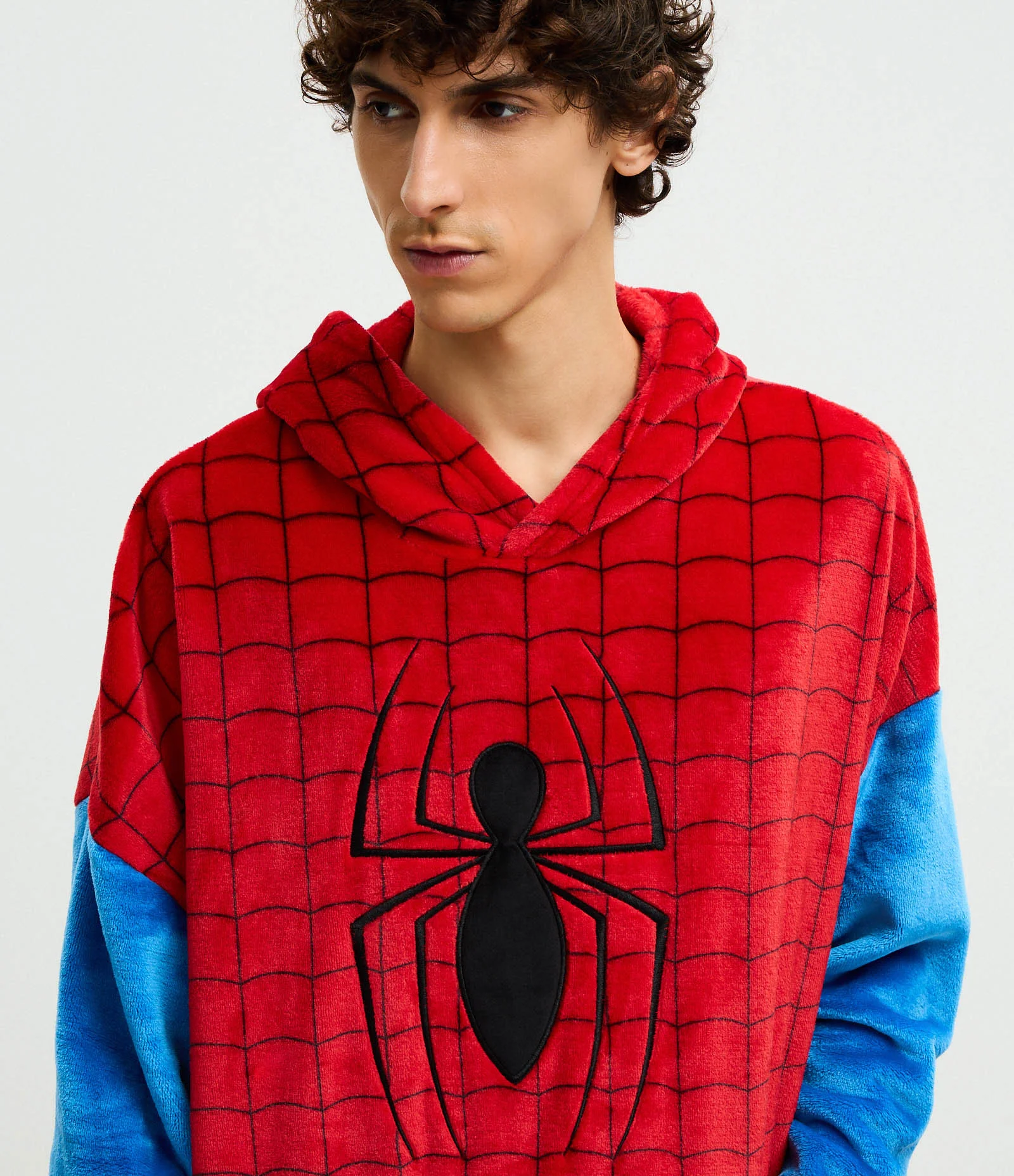 Pijama Longo Homem Aranha com Capuz Homem Aranha 4