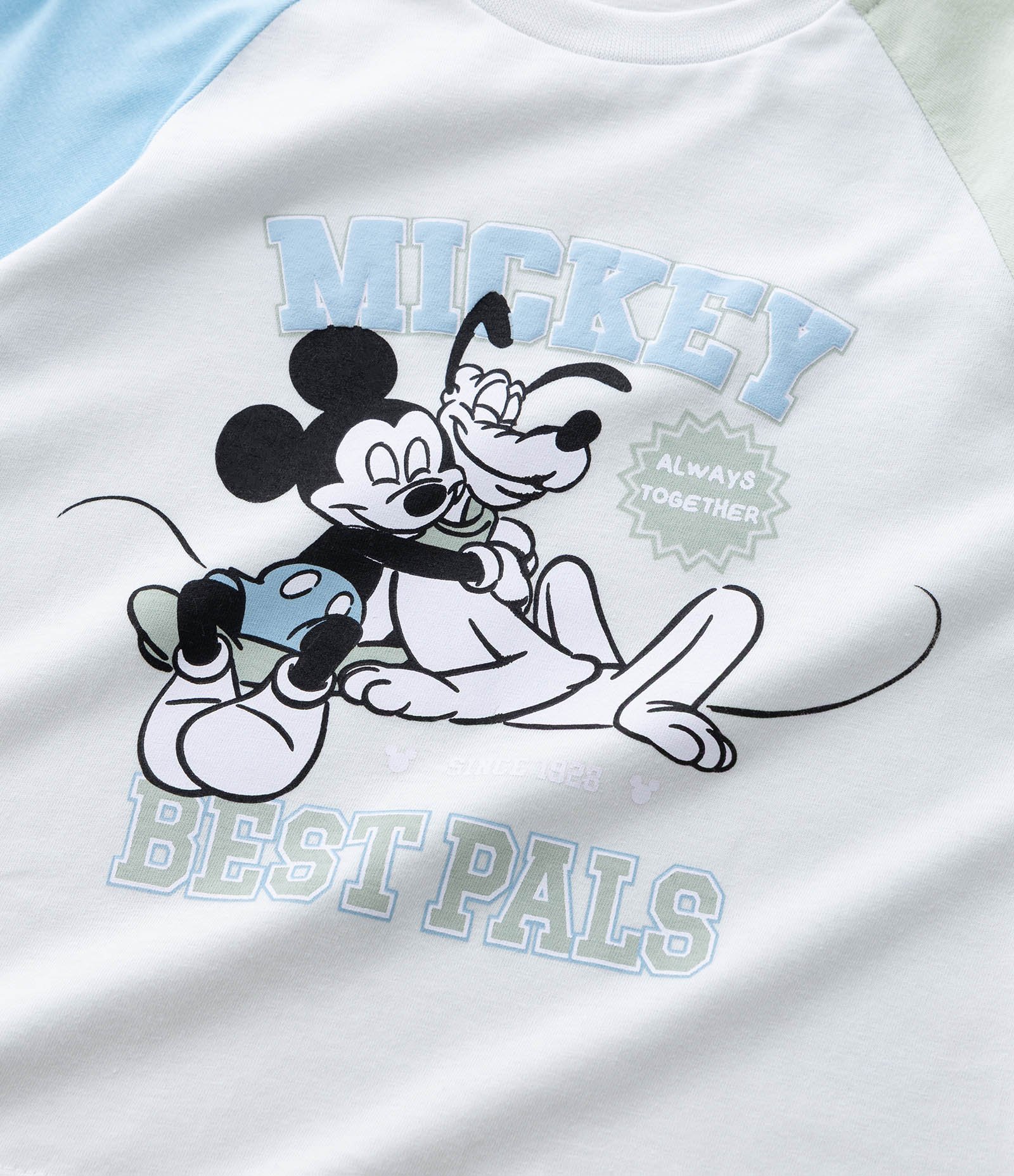 Pijama Infantil com Estampa Mickey e Pluto – Tam 1 a 4 Anos Azul Claro 12