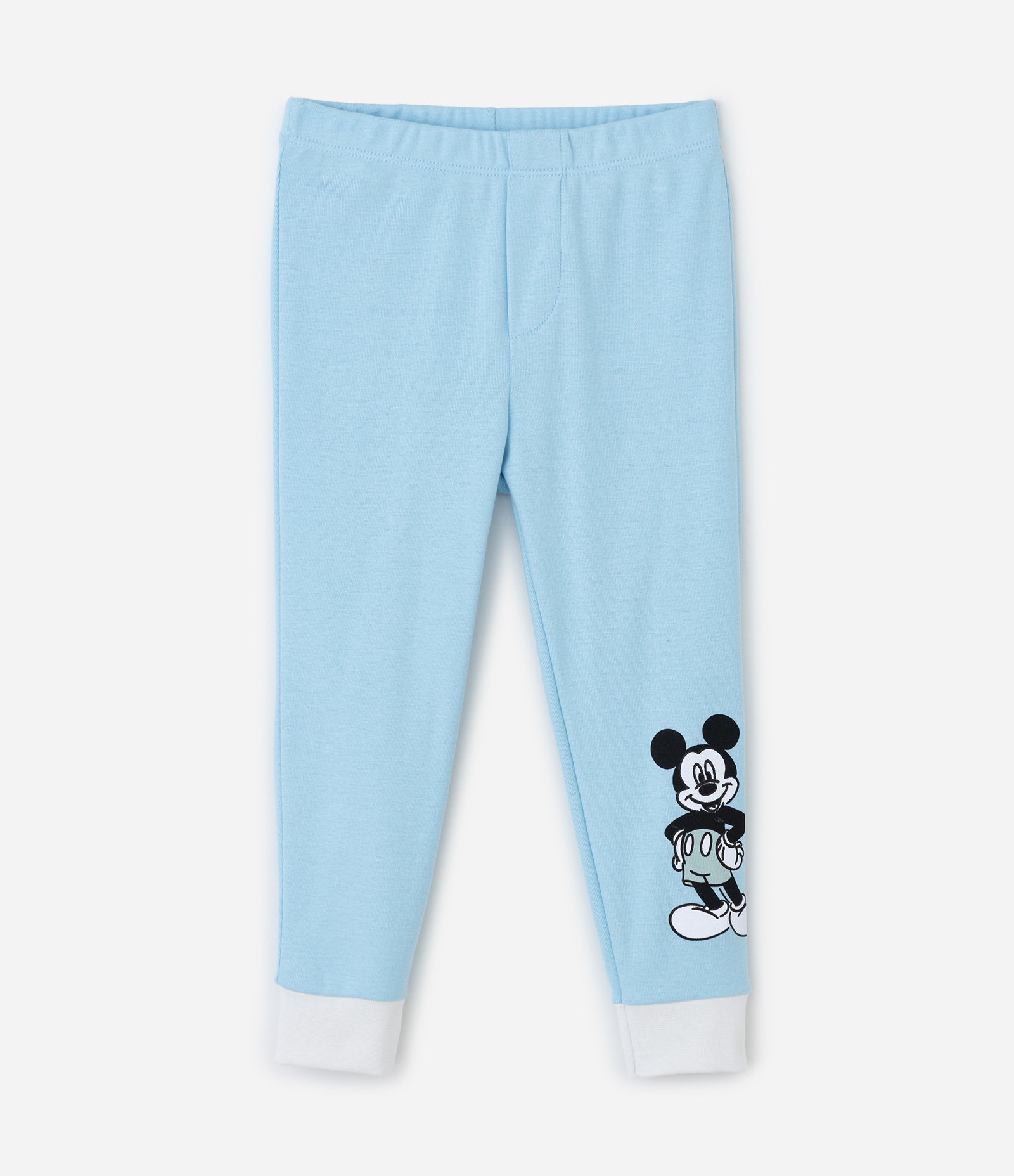 Pijama Infantil com Estampa Mickey e Pluto – Tam 1 a 4 Anos Azul Claro 5