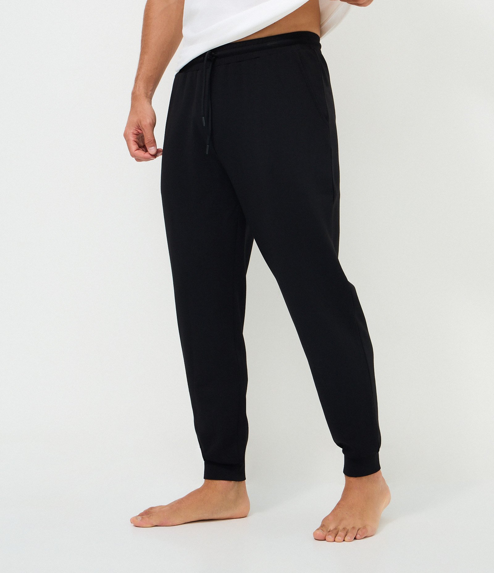 Calça Jogger de Pijama em Modal Preto 3