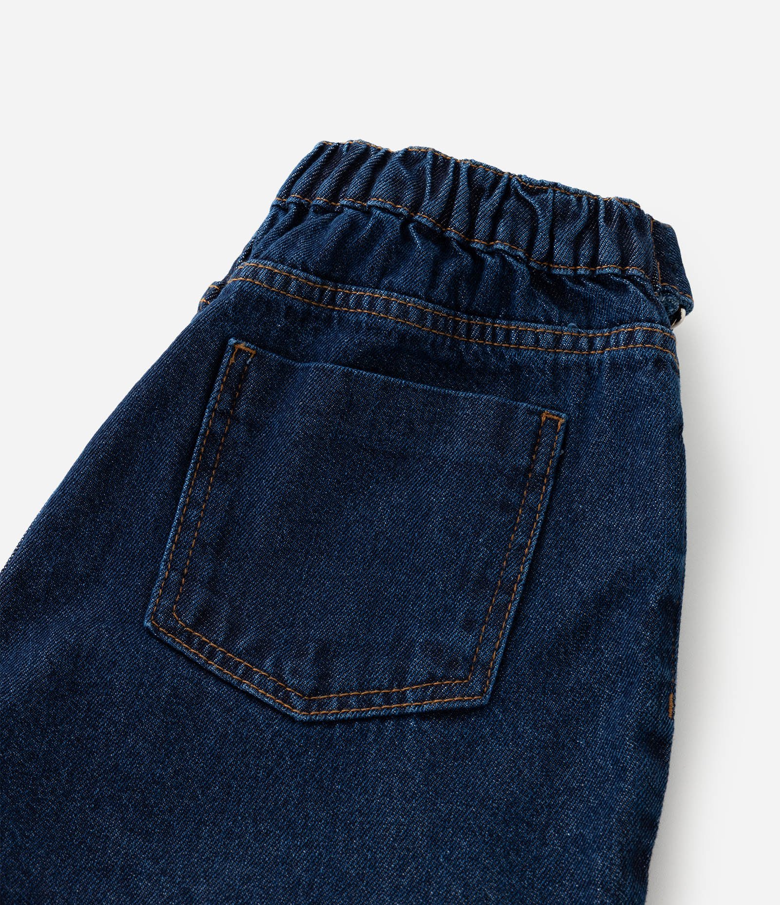 Short Saia Envelope Infantil em Jeans - Tam 5 a 14 anos Azul 5