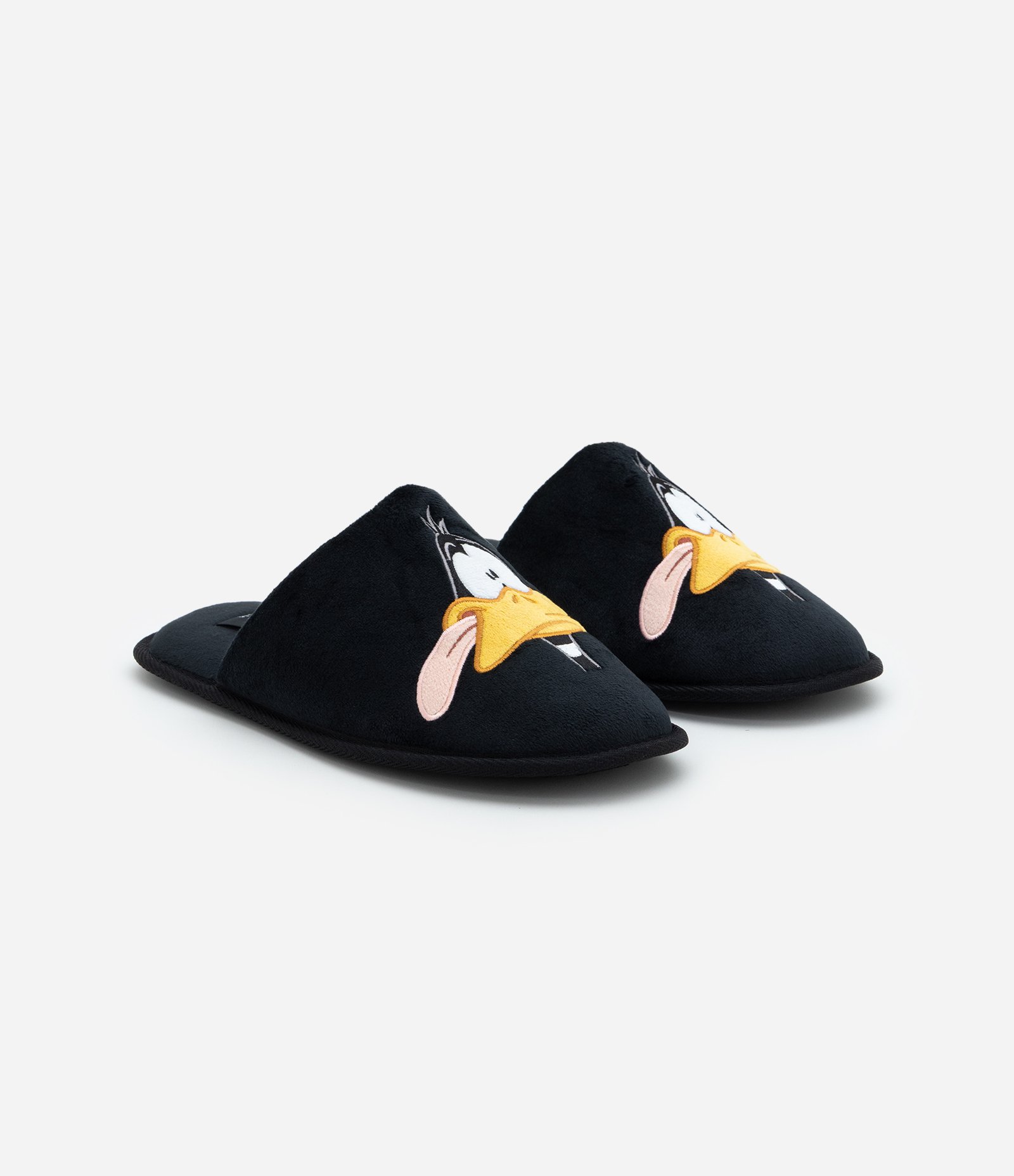 Pantufa Chinelo com Estampa do Patolino Preto 3