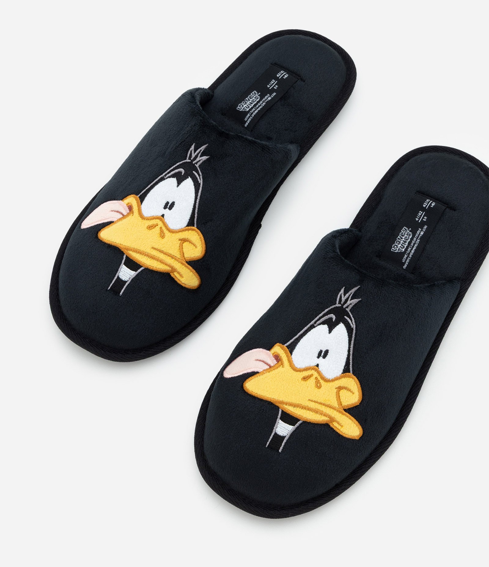 Pantufa Chinelo com Estampa do Patolino Preto 6