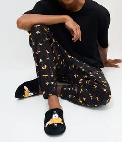 Pantufa Chinelo com Estampa do Patolino