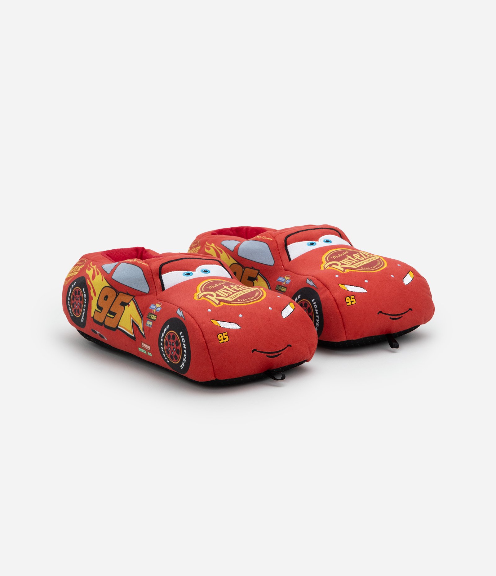 Pantufa Carros Relâmpago McQueen Vermelho 1