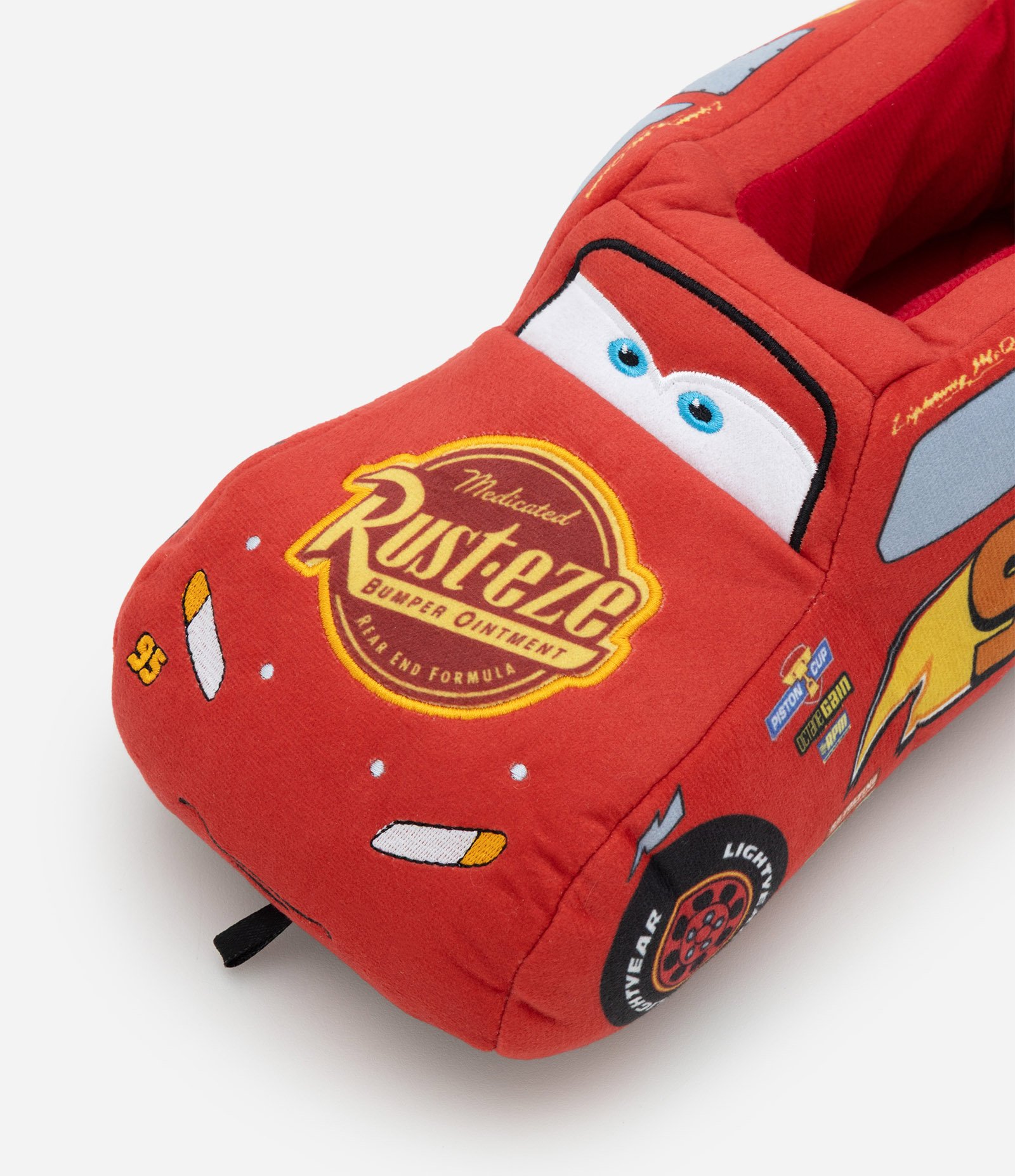 Pantufa Carros Relâmpago McQueen Vermelho 3