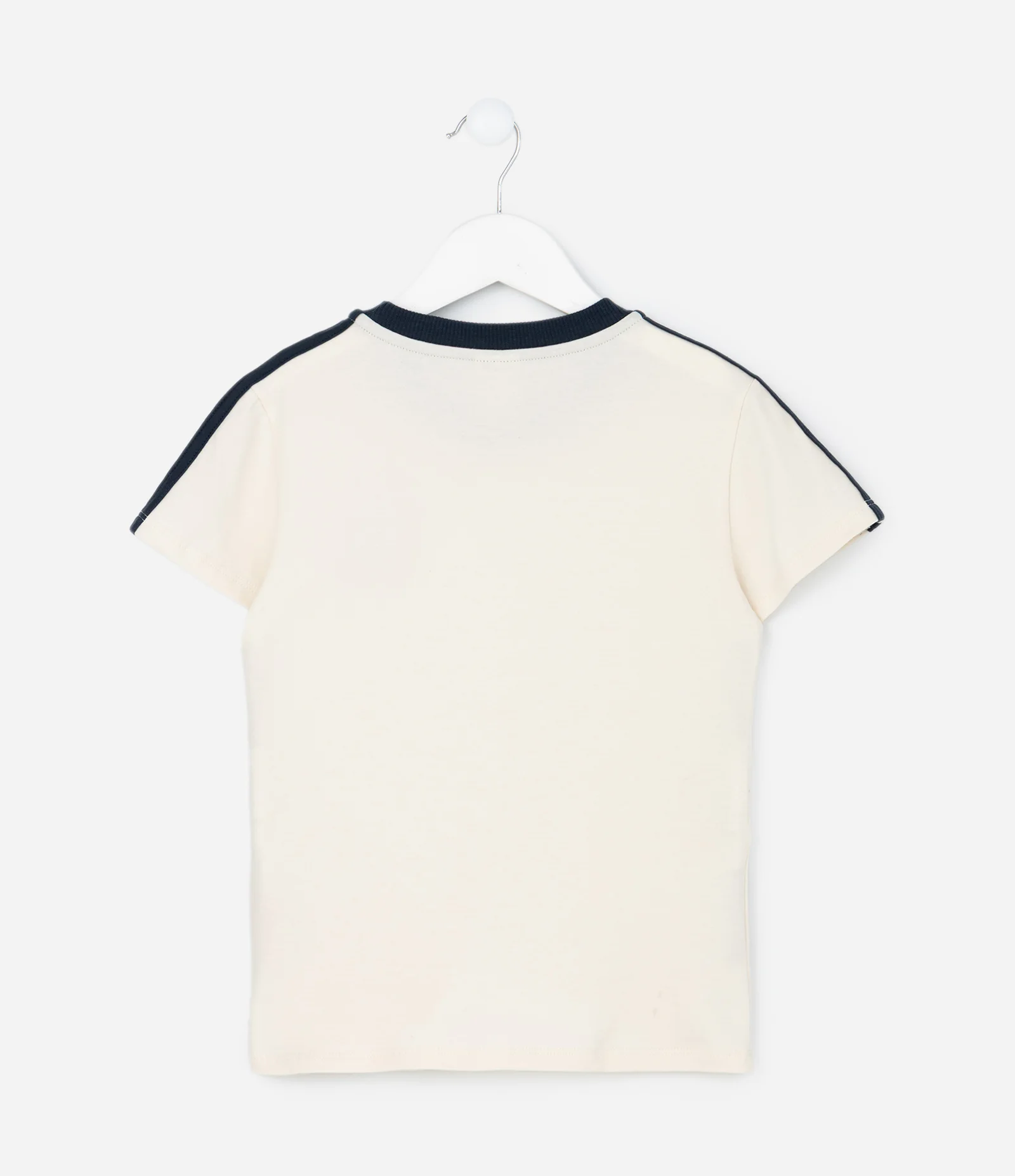 Camiseta Baby Look Infantil com Bordado de Laço – Tam 5 a 14 Anos Off White 3