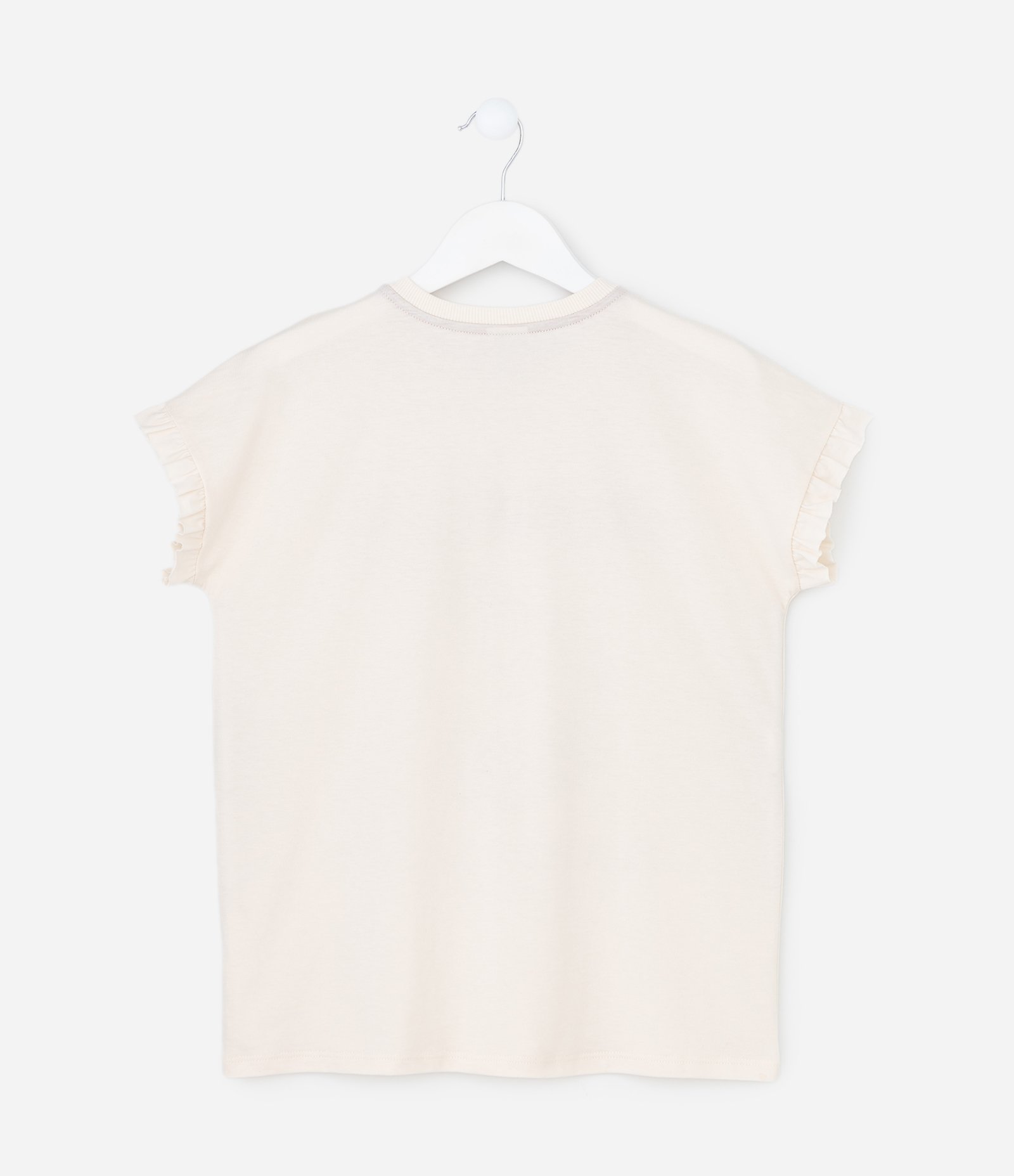 Camiseta Infantil com Estampa de Bolo Cherry Cake – Tam 5 a 14 Anos Off White 2