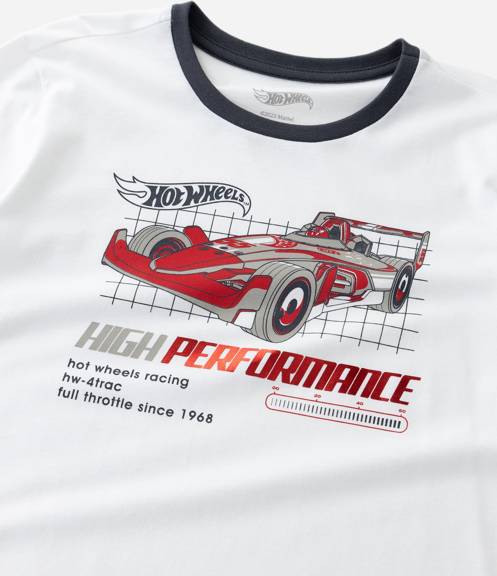 Pijama Longo Infantil em Algodão com Estampa Hotwheels - Tam 7 a 14 Anos Branco/Azul 11