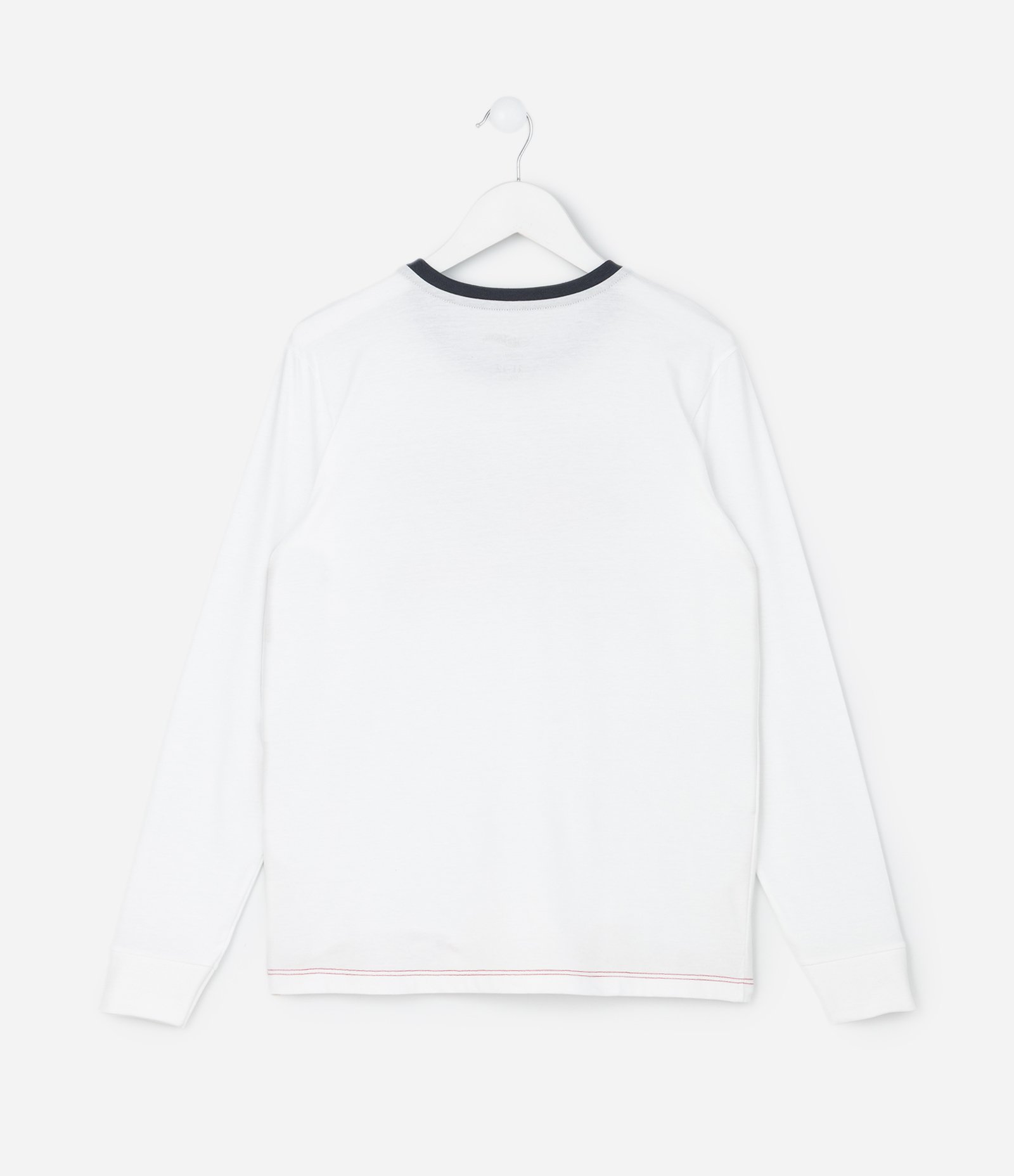 Pijama Longo Infantil em Algodão com Estampa Hotwheels - Tam 7 a 14 Anos Branco/Azul 3