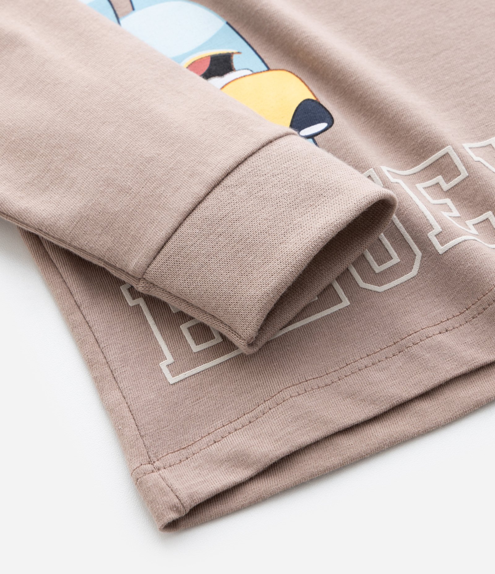 Pijama Infantil com Estampa Bluey e Bingo – Tam 2 a 8 Anos Marrom/Azul 9