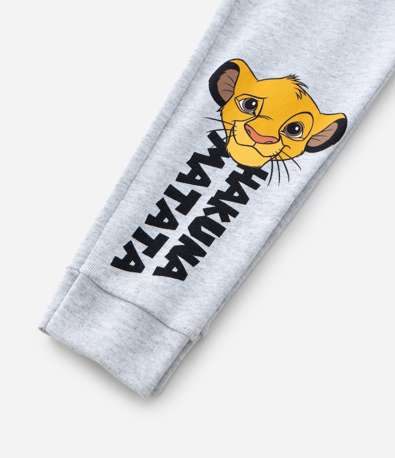 Pijama Infantil Longo com Estampa Rei Leão – Tam 1 a 4 Anos Cinza Claro 10