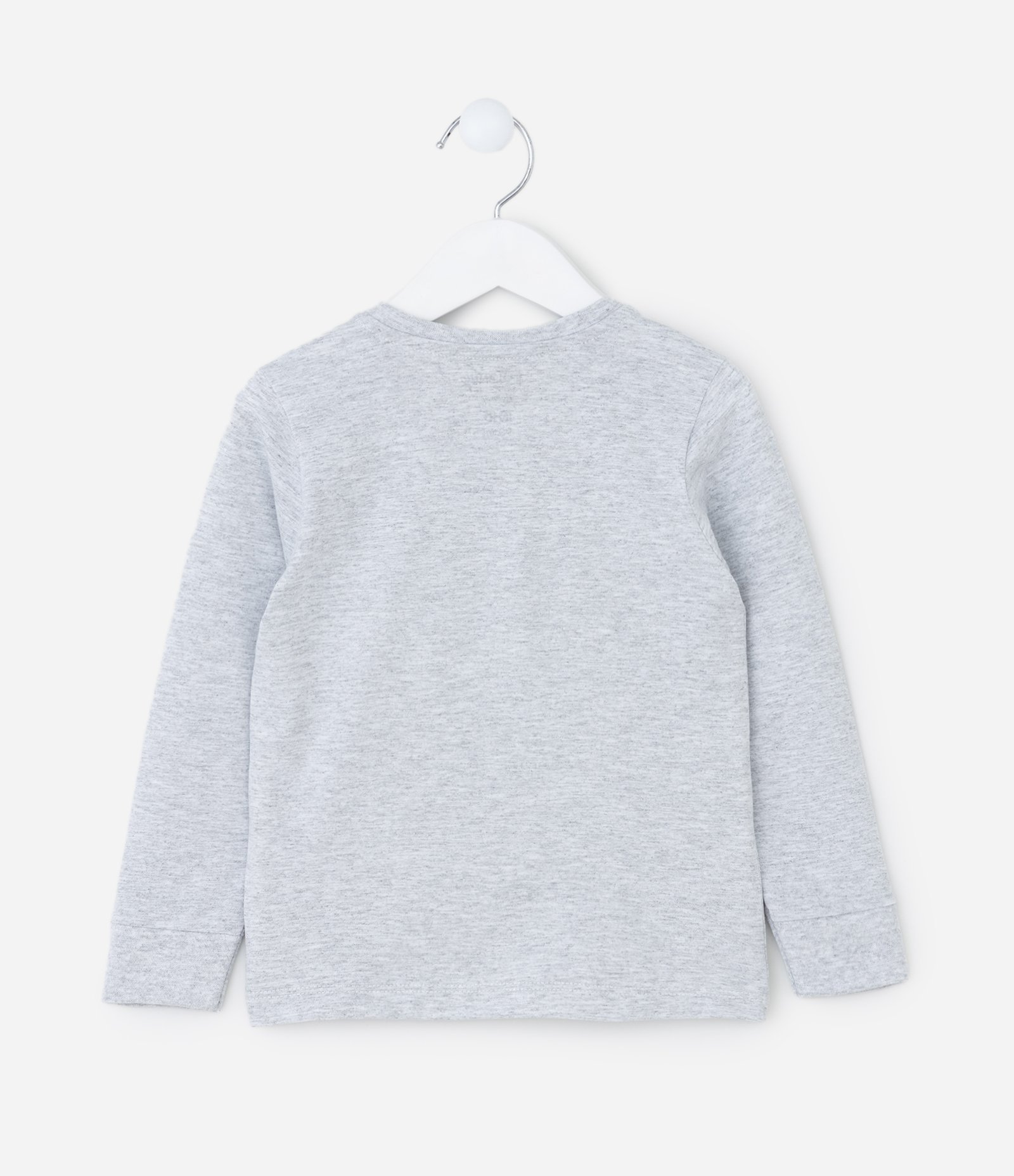 Pijama Infantil Longo com Estampa Rei Leão – Tam 1 a 4 Anos Cinza Claro 3