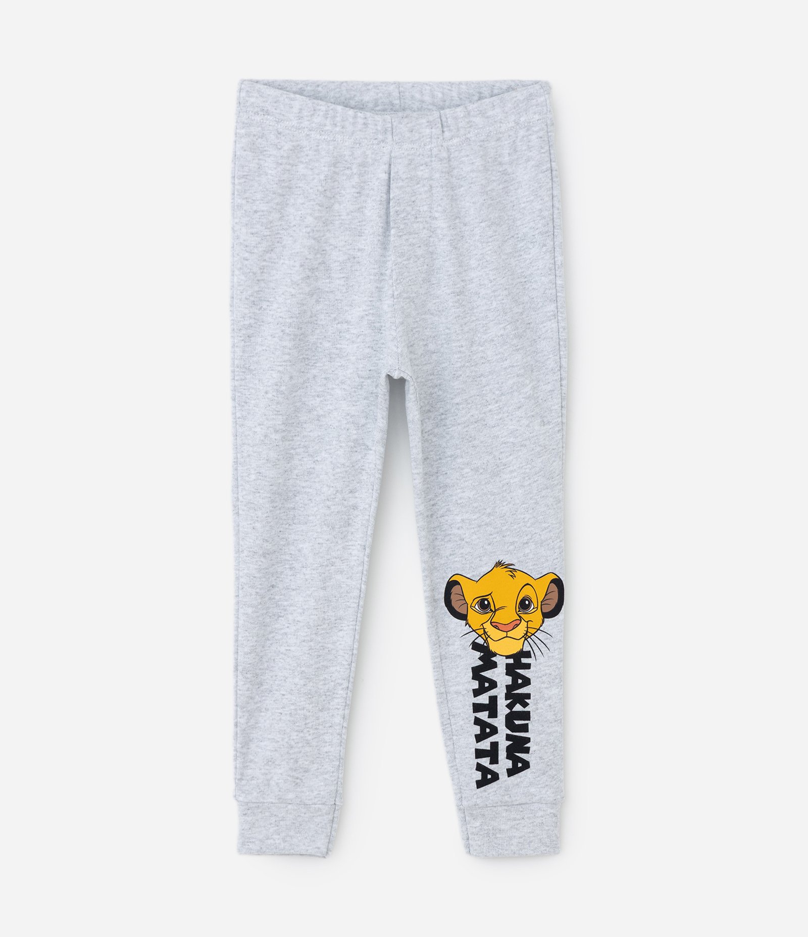 Pijama Infantil Longo com Estampa Rei Leão – Tam 1 a 4 Anos Cinza Claro 4