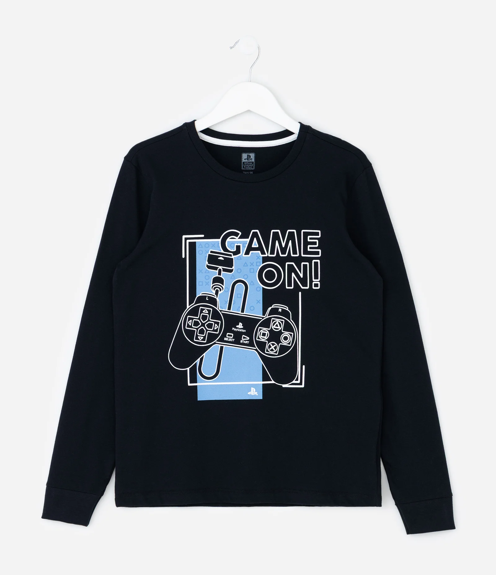 Pijama Infantil com Estampa PlayStation – Tam 7 a 16 Anos Preto/Cinza 2