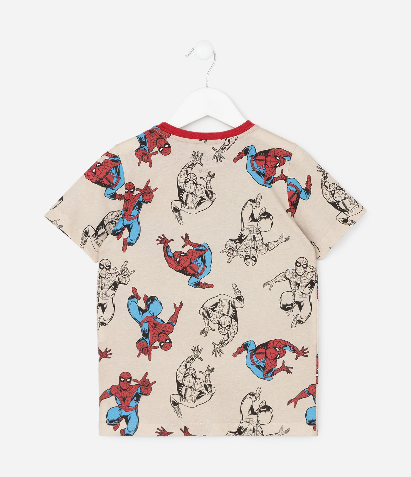 Pijama Infantil  com Estampa Spider-Man – Tam 3 a 10 Anos Bege 3
