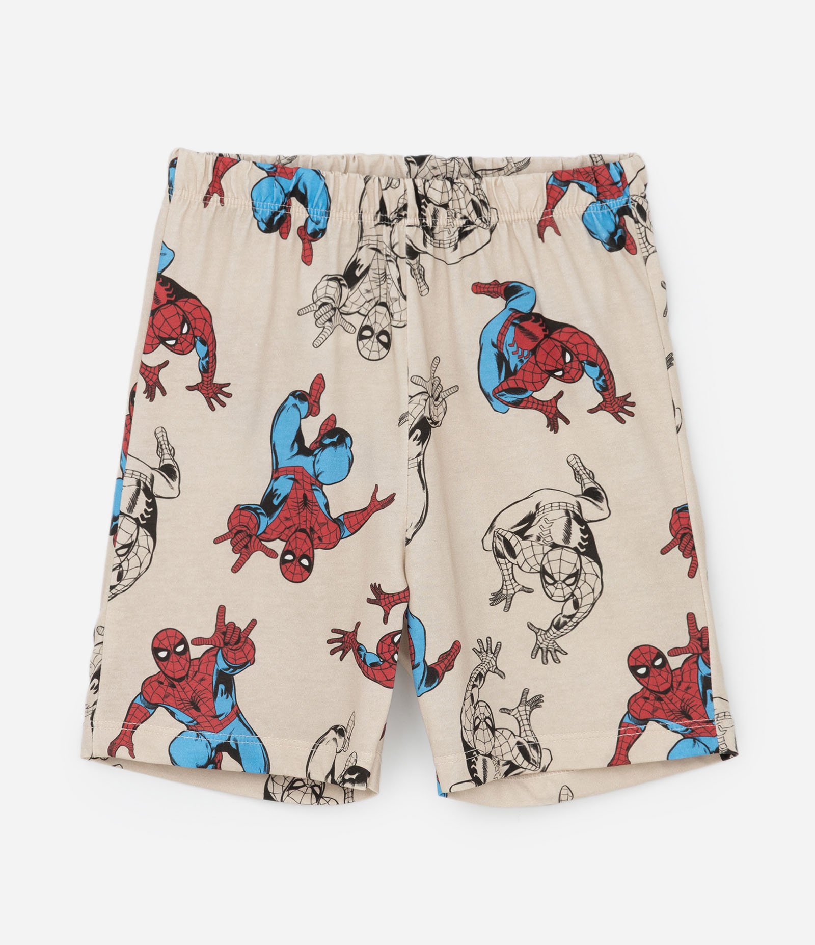 Pijama Infantil  com Estampa Spider-Man – Tam 3 a 10 Anos Bege 4