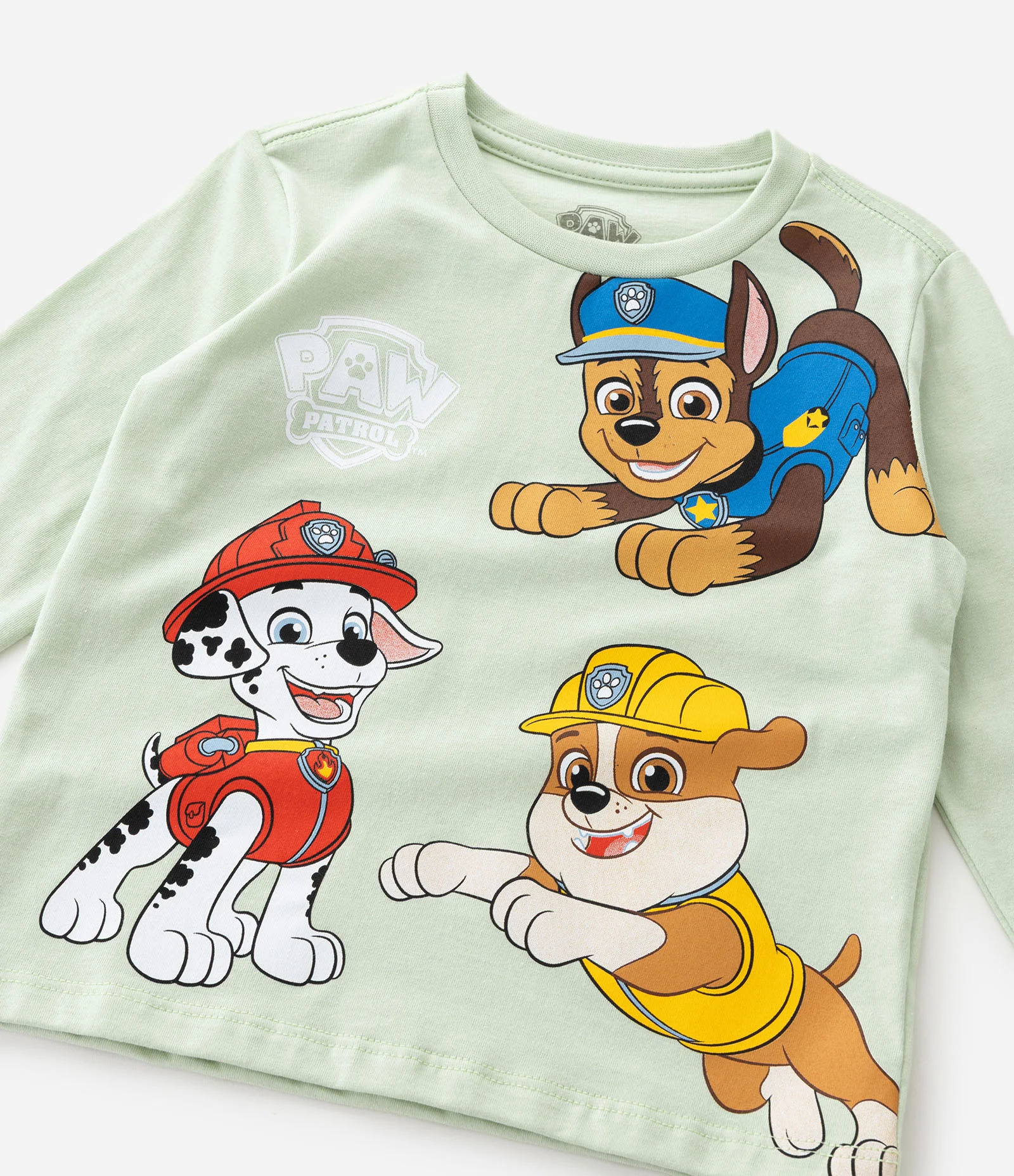 Pijama Infantil com Estampa Patrulha Canina – Tam 2 a 8 Anos Verde Claro 9