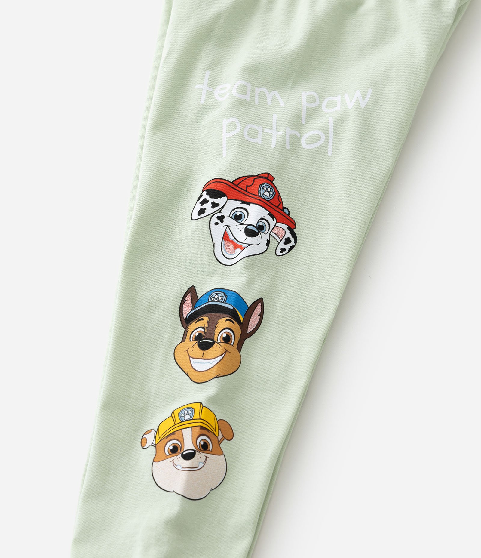 Pijama Infantil com Estampa Patrulha Canina – Tam 2 a 8 Anos Verde Claro 11