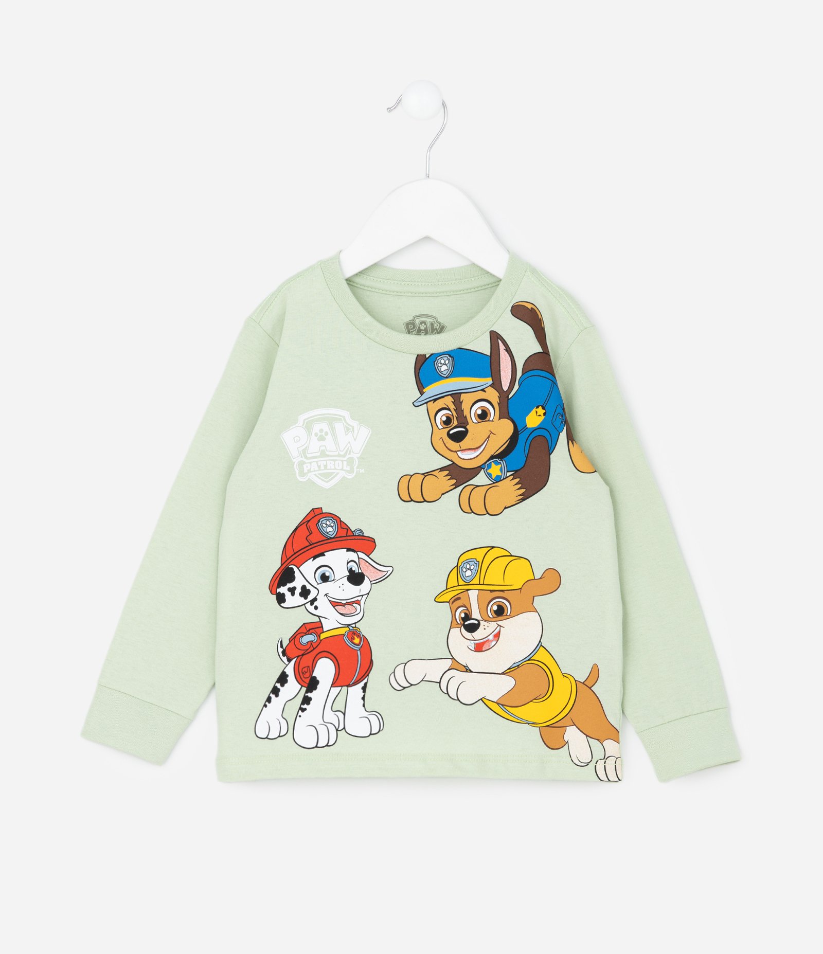 Pijama Infantil com Estampa Patrulha Canina – Tam 2 a 8 Anos Verde Claro 2