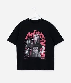 Camiseta Infantil com Estampa Mira Guerreiras do Kpop – Tam 5 a 16