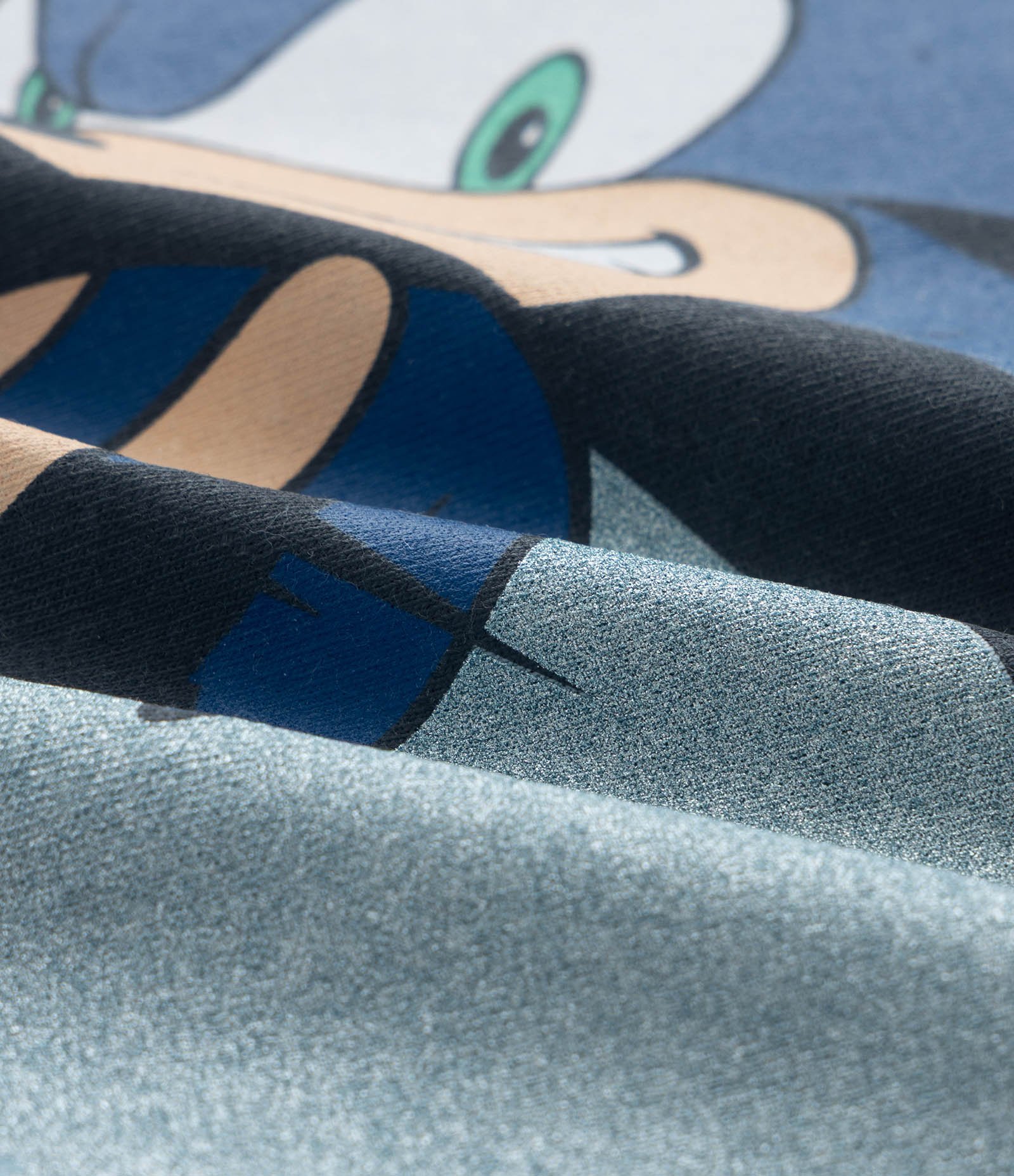 Pijama Infantil Longo com Estampa Sonic - Tam 5 ao 16 Azul/Cinza 5