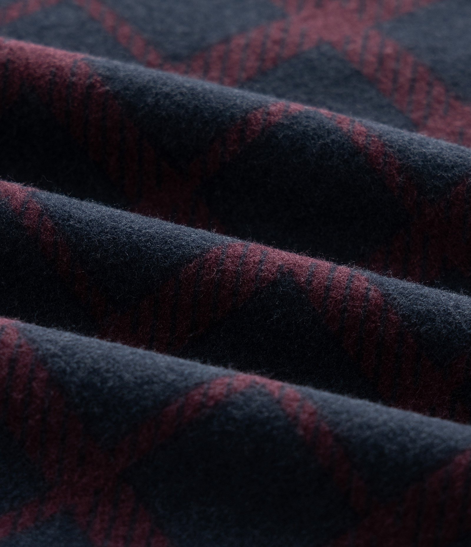 Calça de Pijama Jogger em Plush Xadrez Vermelho 7