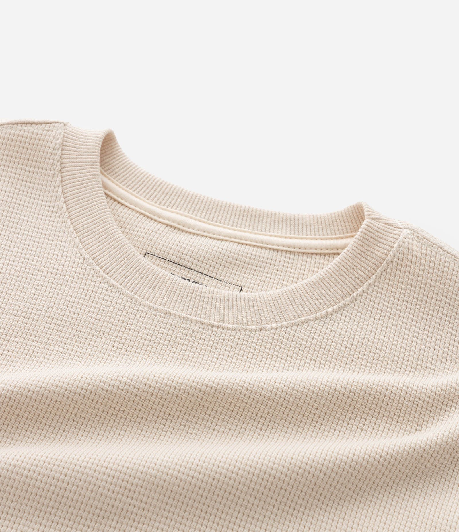 Camiseta Infantil Texturizada com Gola Redonda – Tam 5 a 14 Anos Bege 5