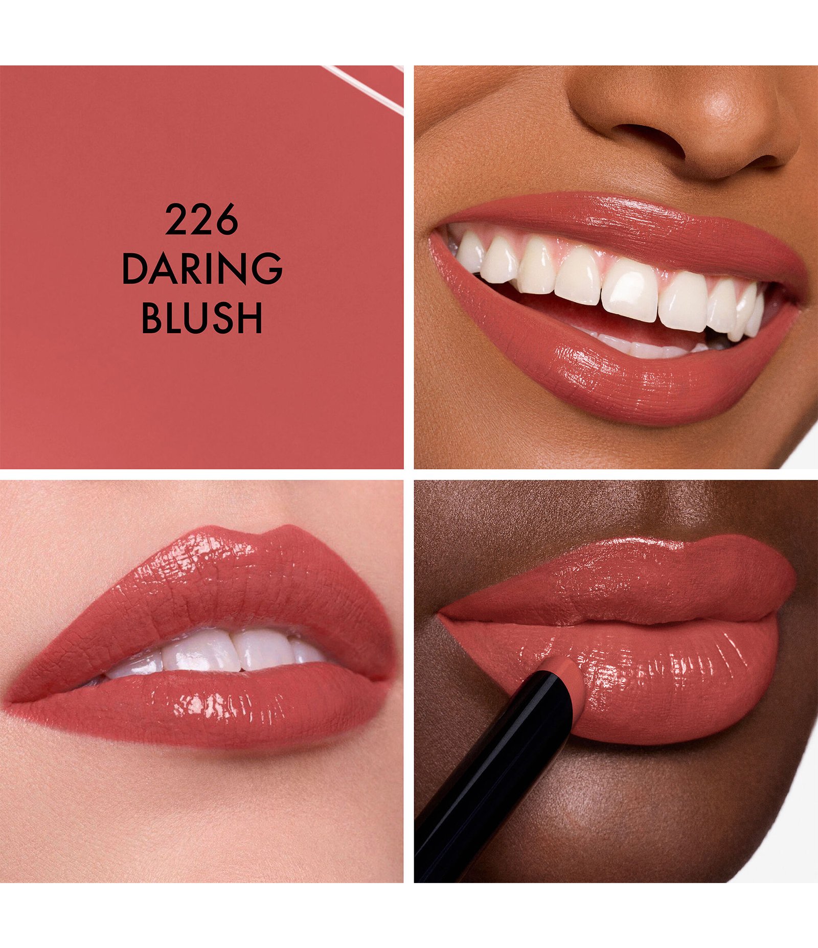 Batom Rouge On Stage Shine Dior 226 Daring Blush 4