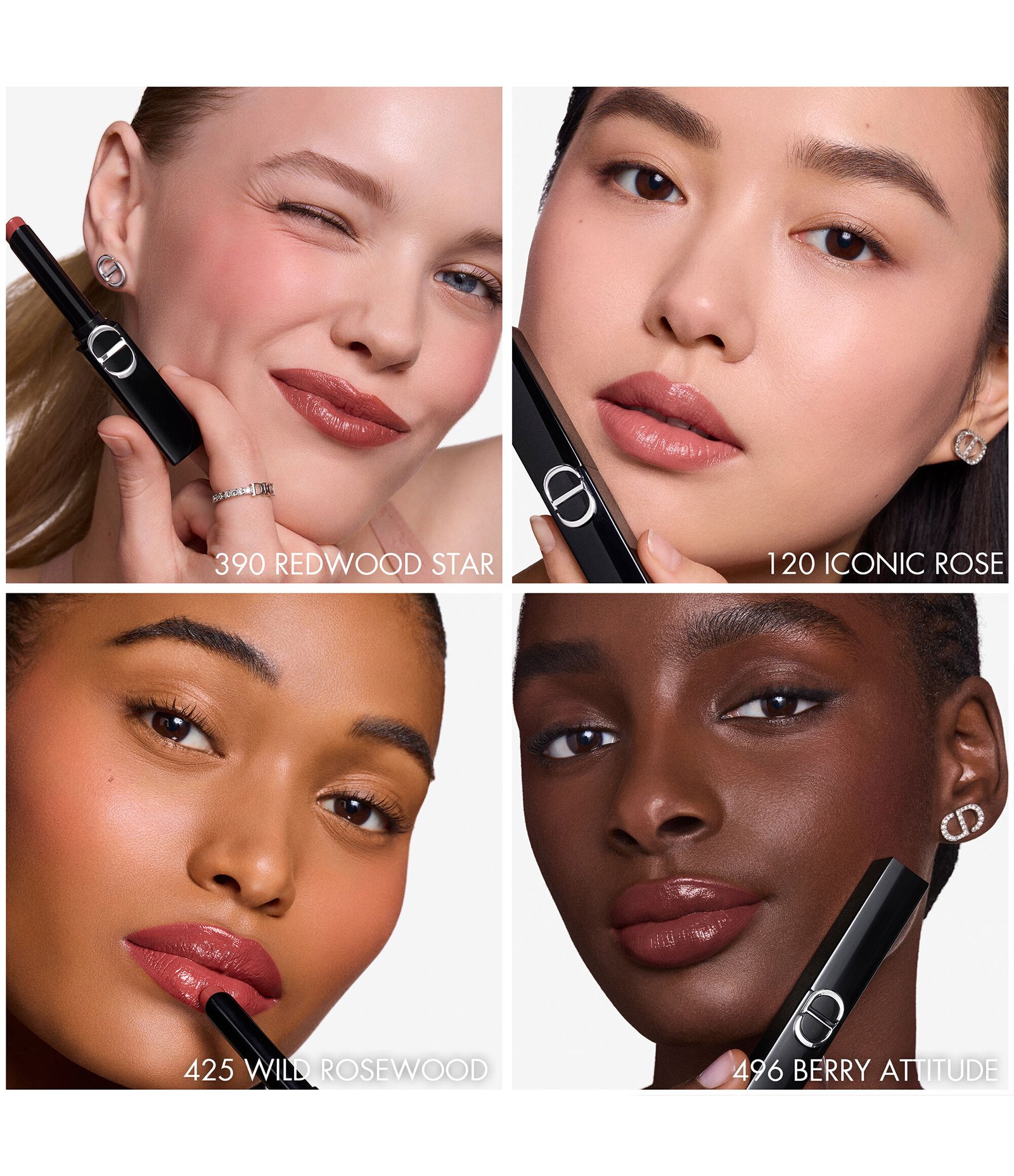 Batom Rouge On Stage Shine Dior 390 Redwood Star 3