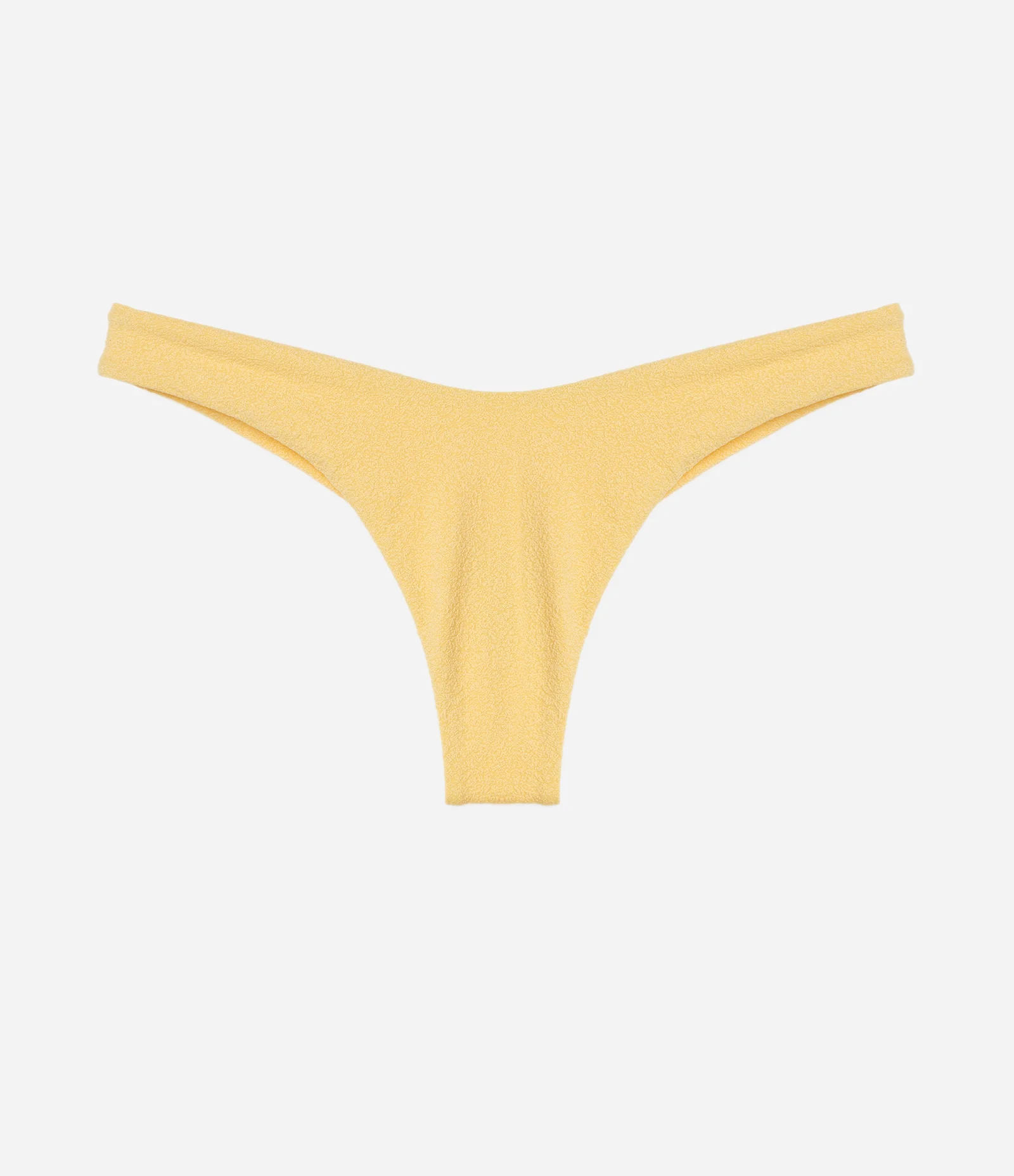 Biquíni Calcinha Fio Asa Delta com Textura e Empina Bumbum Amarelo 6