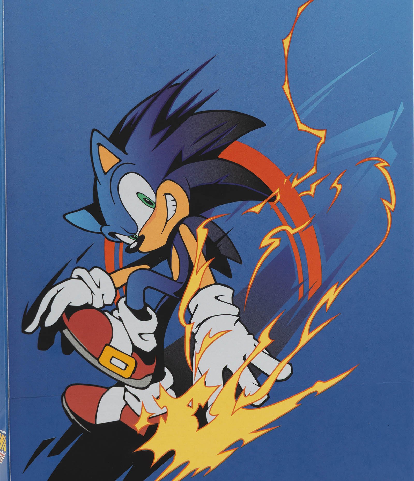 Embalagem de Presente Pequena com Estampa Sonic Azul 2