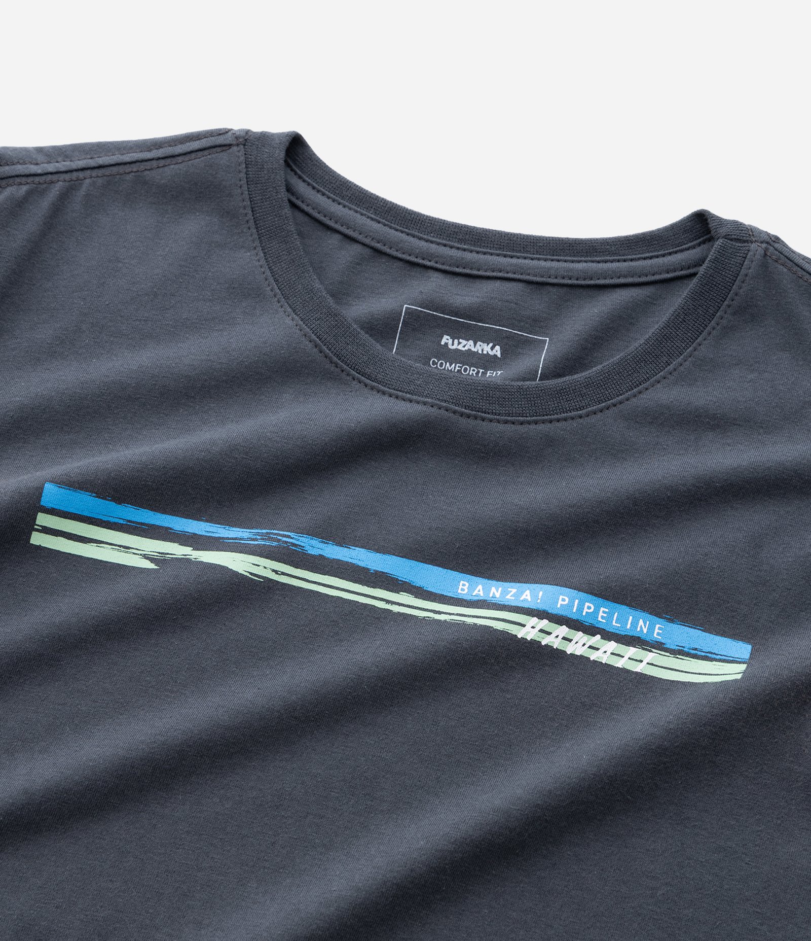 Camiseta Infantil com Estampa Listrada – Tam 5 a 14 Anos Cinza Chumbo 6