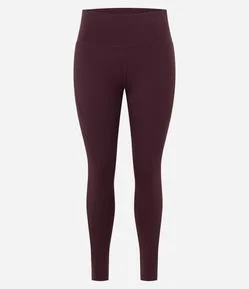 Calca Legging Esportiva em Microfibra com Bolsos