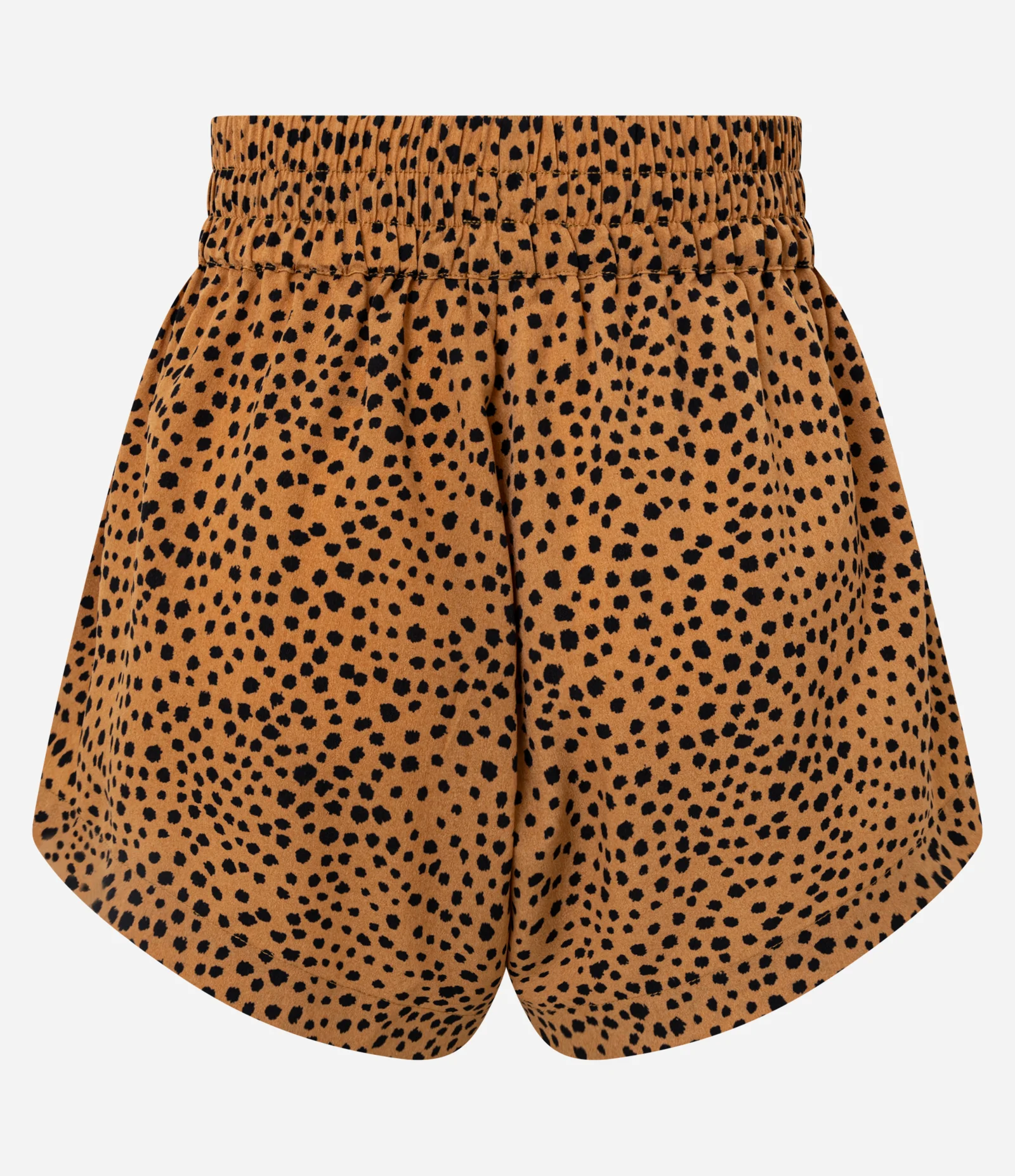 Saída de Praia Short com Estampa Animal Print Marrom/Preto 2