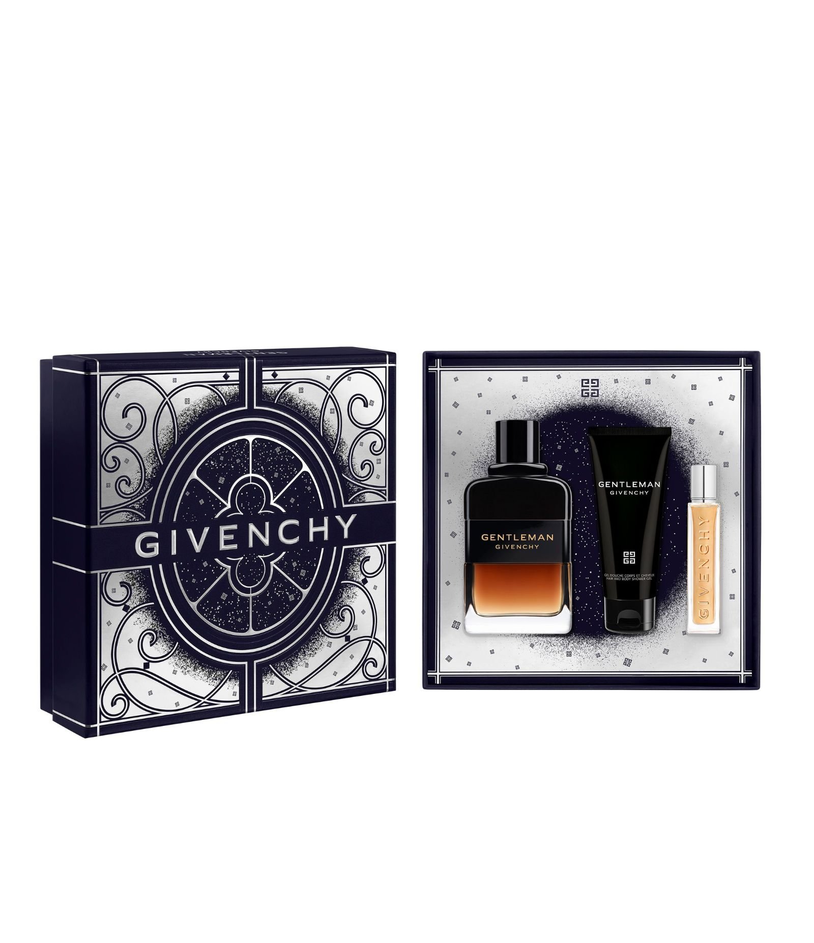 Kit Gentleman Reserve Privée 100ml + Gel de Banho 75ml + Travel Spray 12,5ml  KIT 3