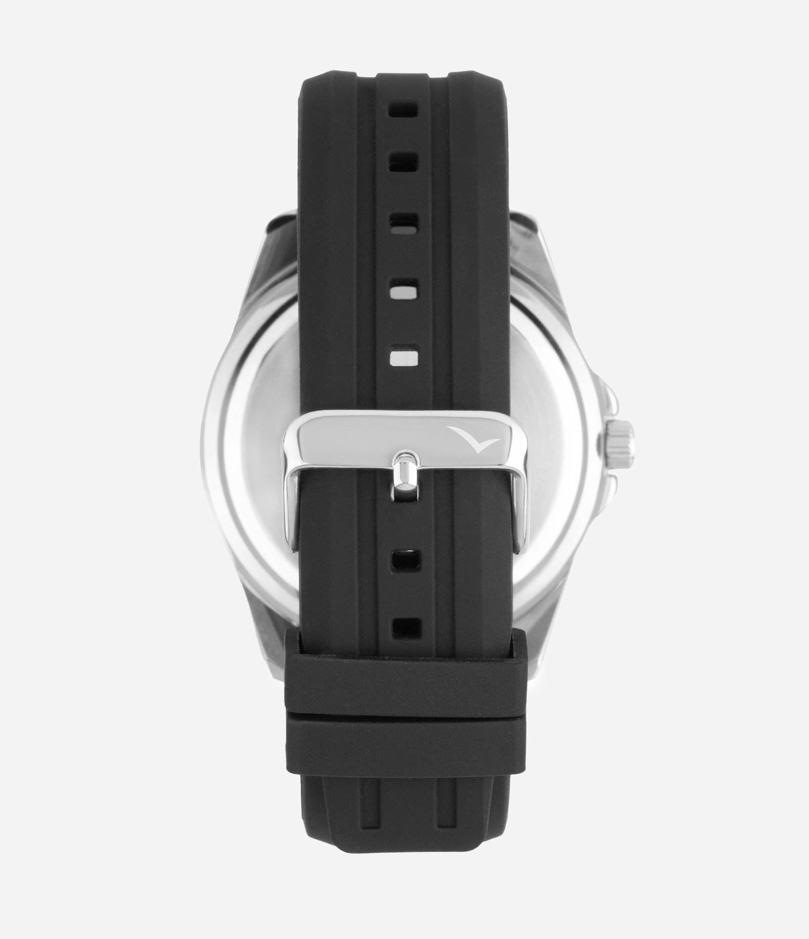 Kit Relógio Analógico Aço e Silicone Condor Preto 3