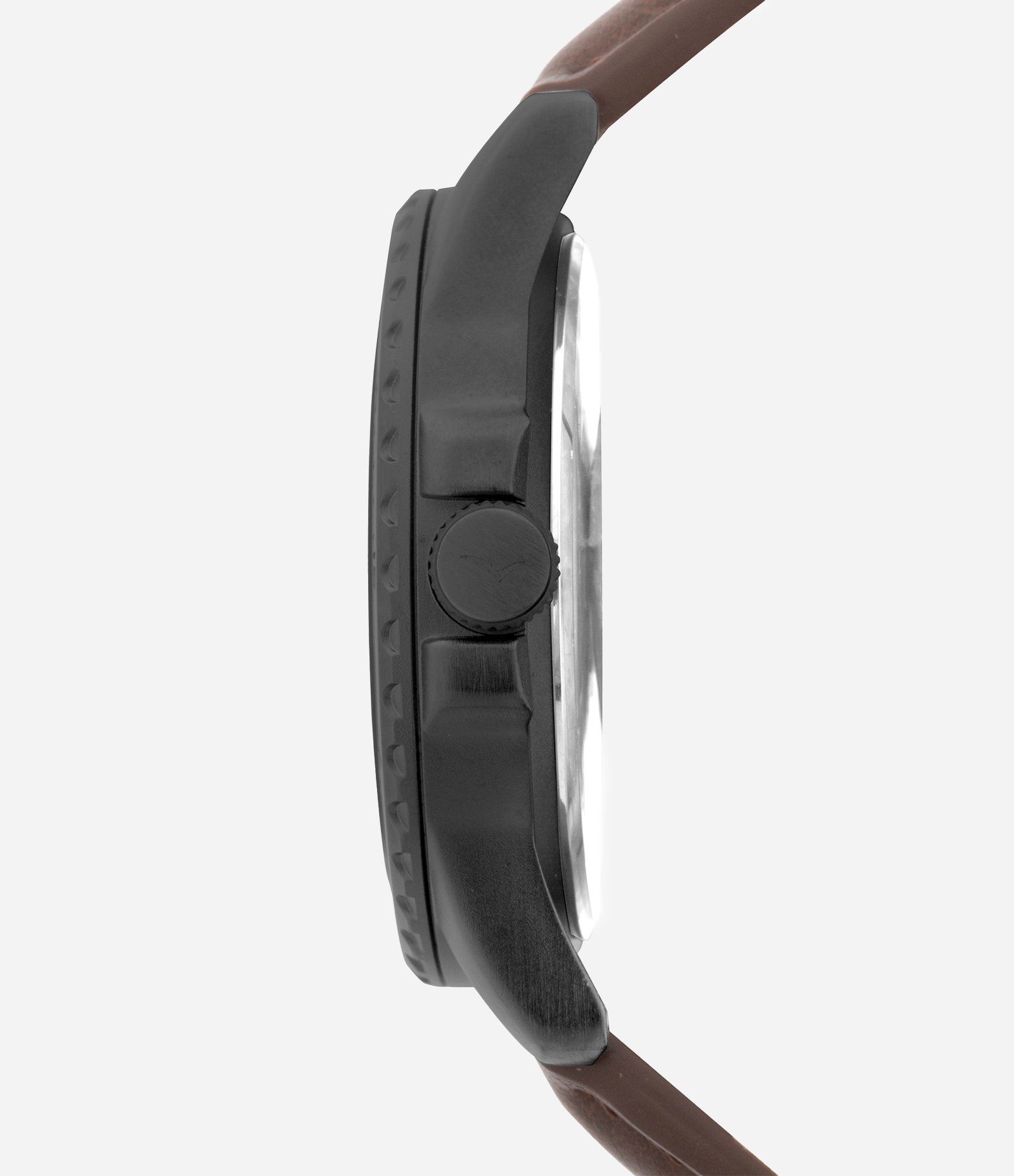 Relógio Analógico Metal e Couro Sintético Condor Marrom 2