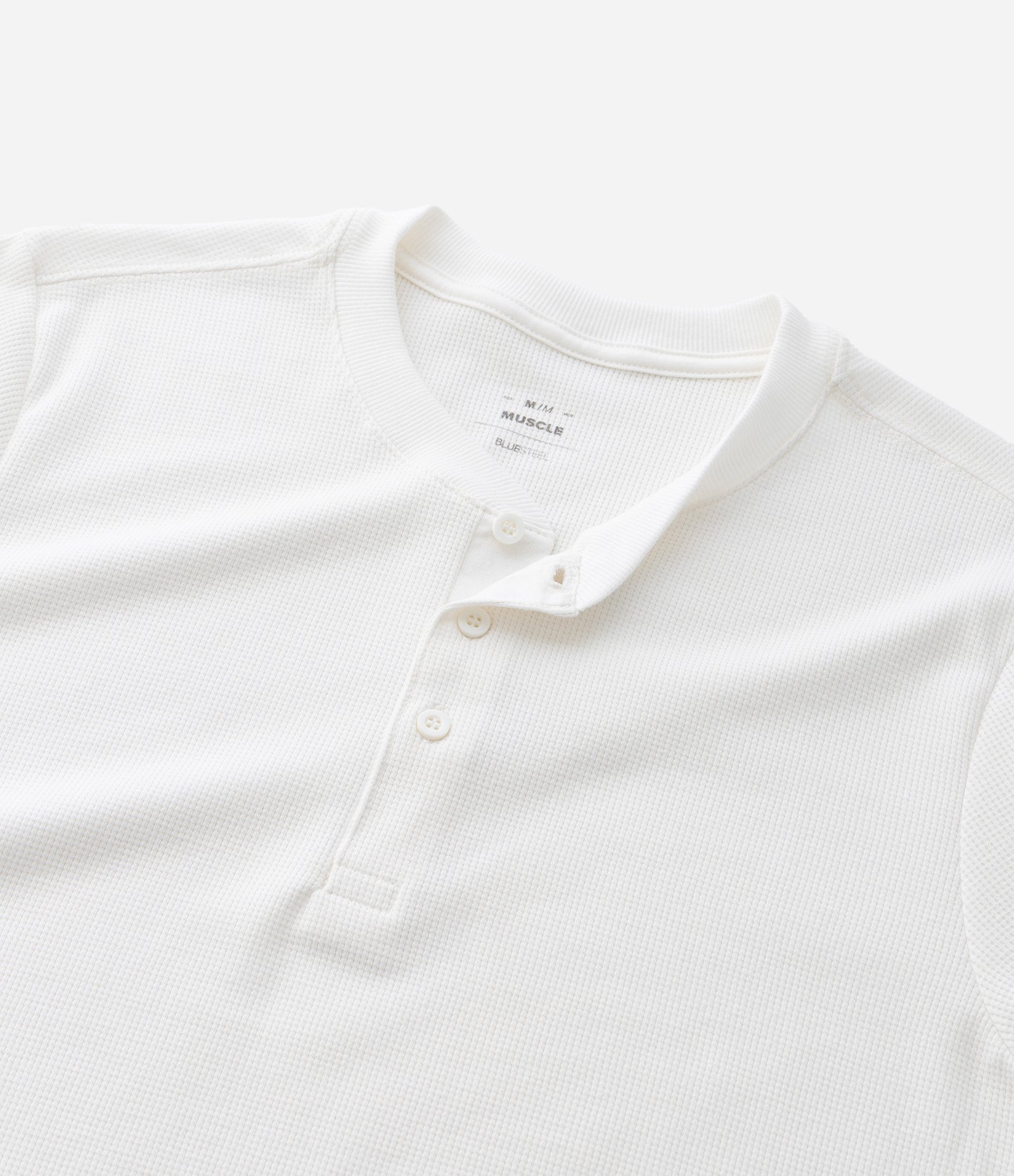 Camiseta Muscle em Algodão com textura Branco 8